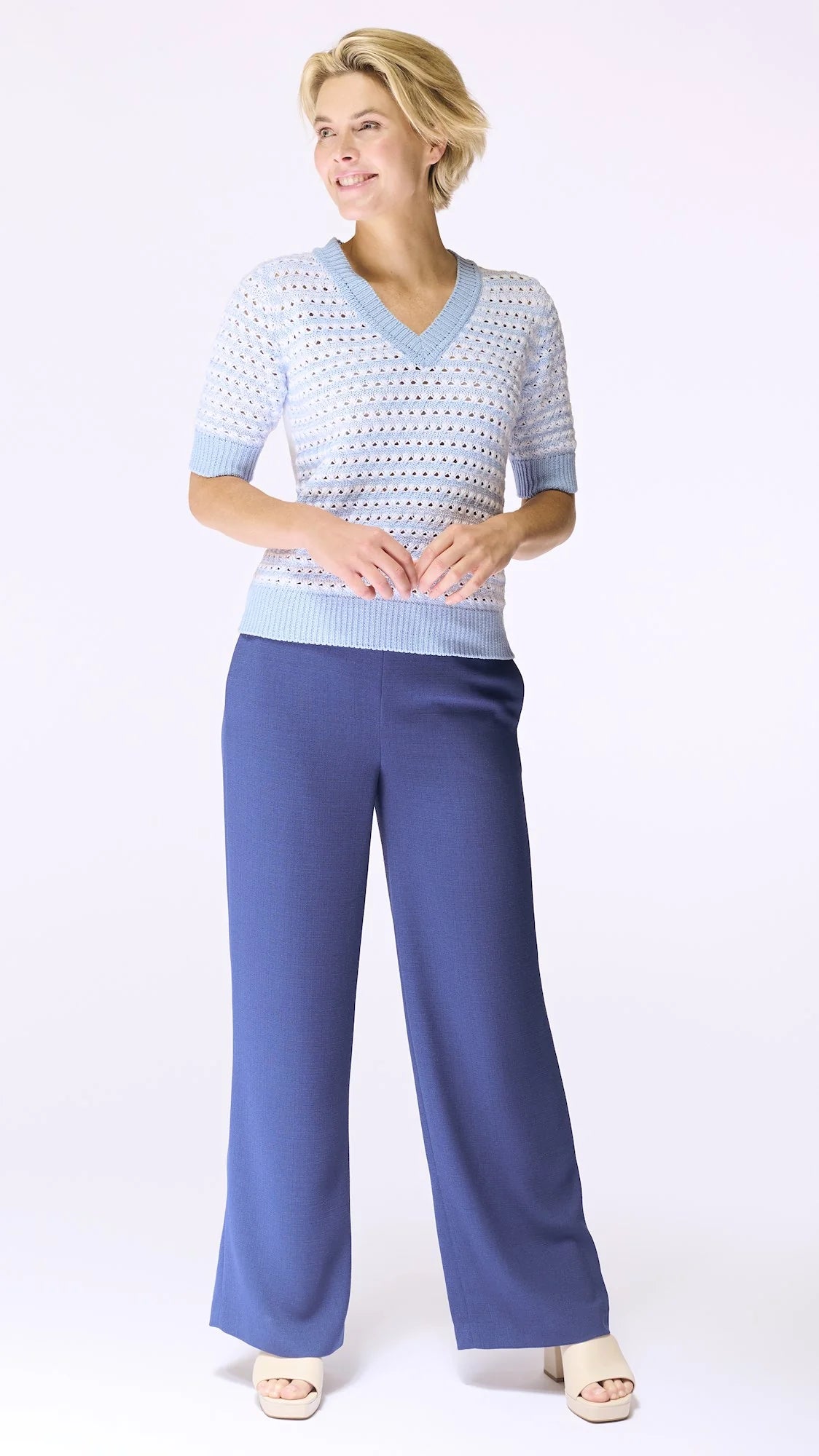 Pull Blauw Accent Fashion ( Pioneer/Bleu )