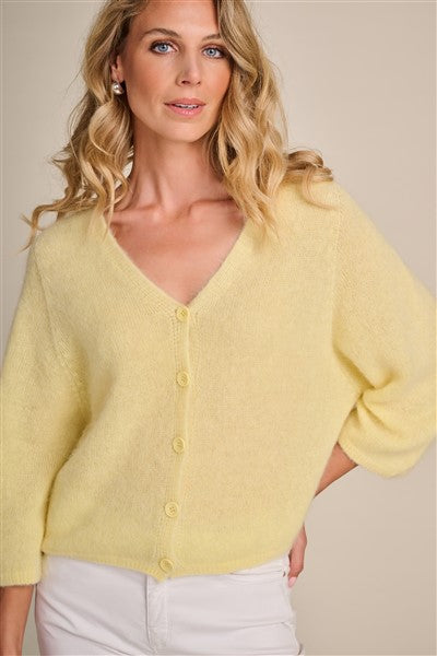 Giletpull Geel Due Amanti ( Quill/Citrus Glow )