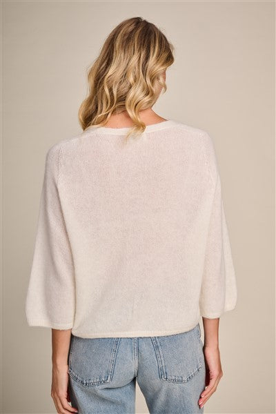 Giletpull Ecru Due Amanti ( Quill/Offwhite )