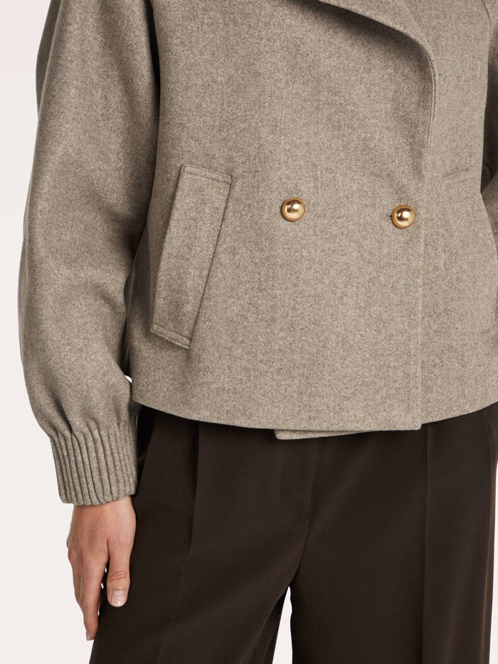 Gilet Taupe Beaumont ( Sabine/2540 )