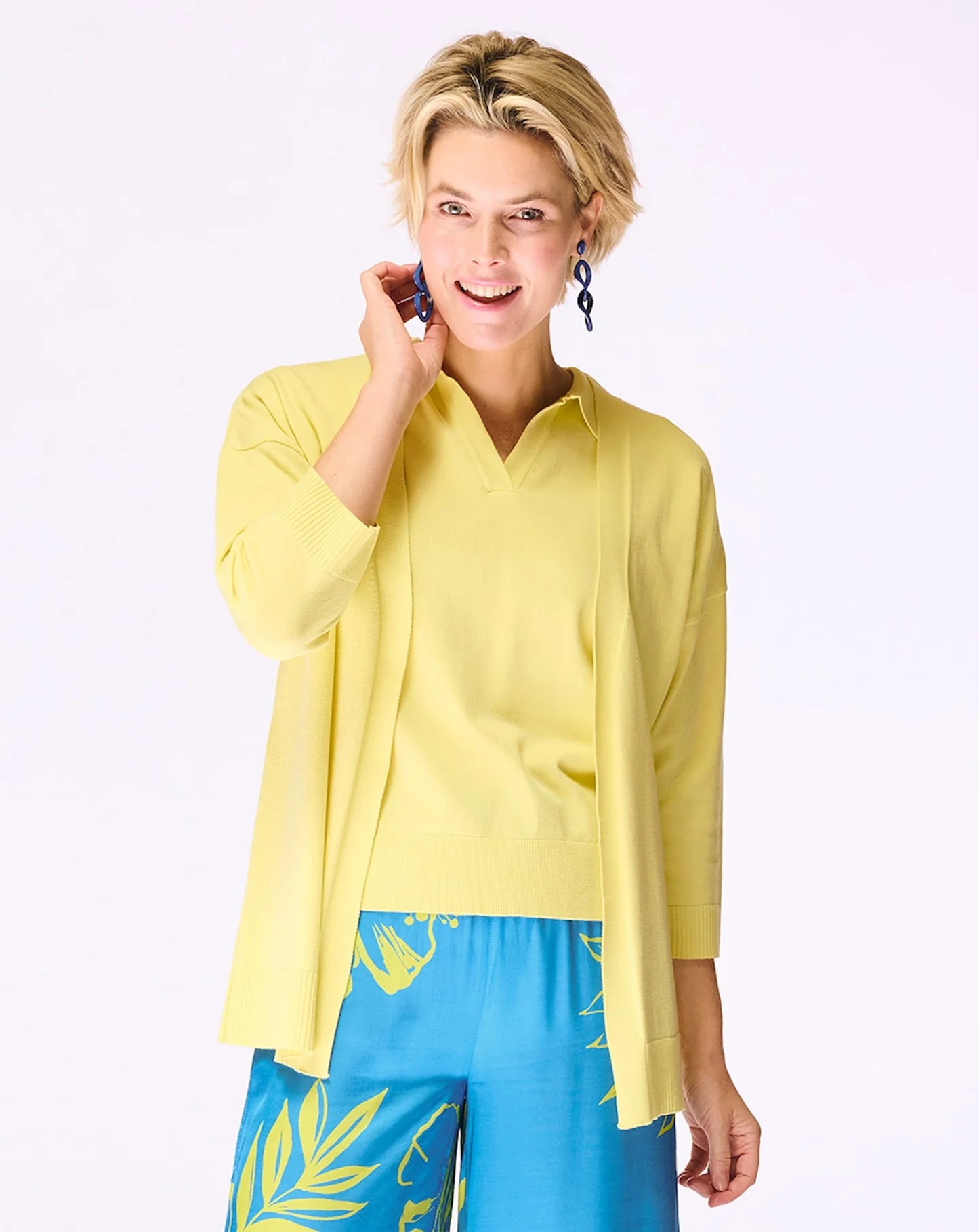 Pull sans manches Yellow Accent Fashion ( Sogno / Lime )