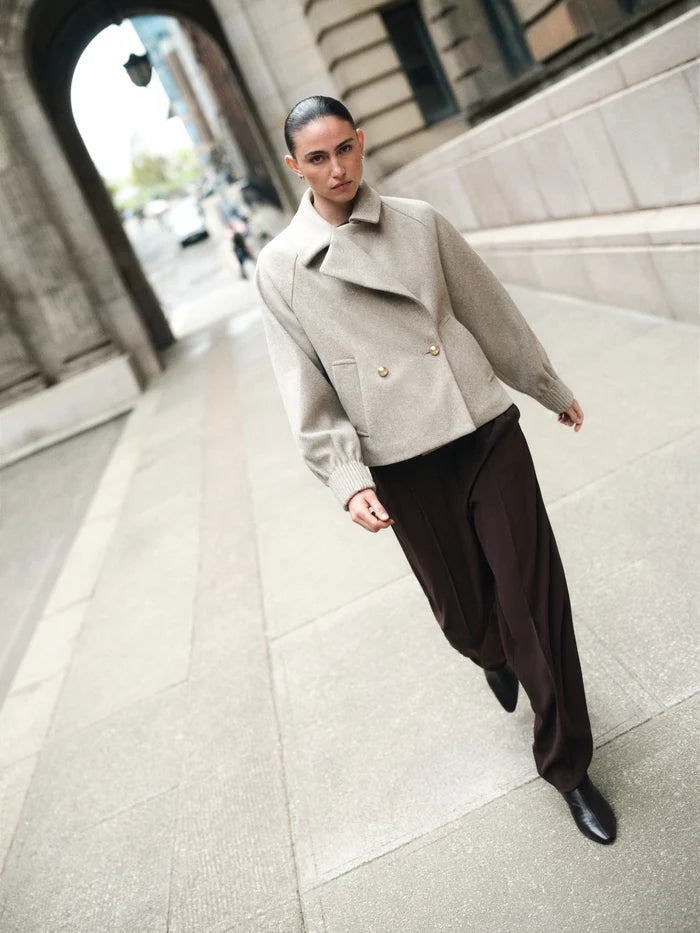 Gilet Taupe Beaumont ( Sabine/2540 )
