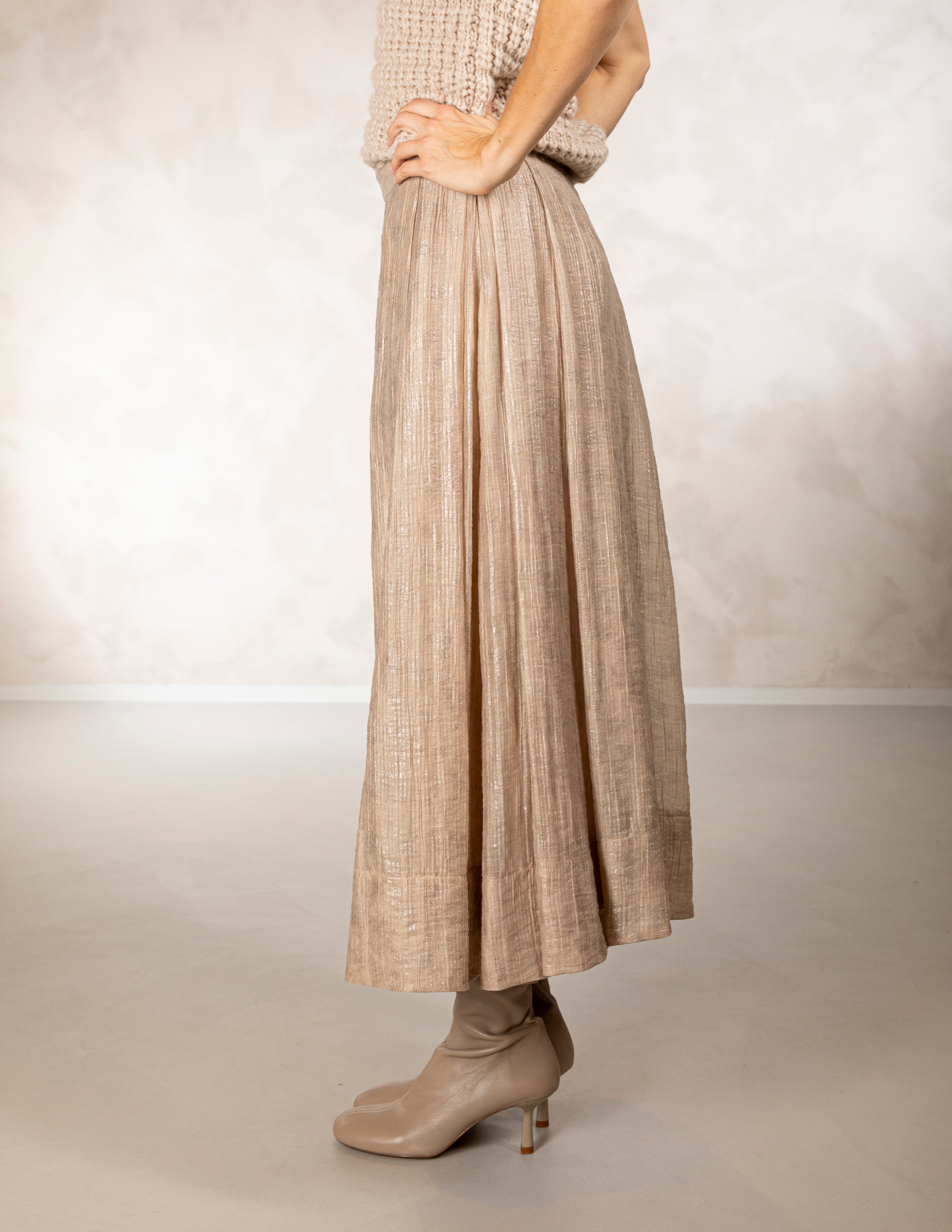 Jupe Beige Due Amanti (Saliba/Shine Sheer)