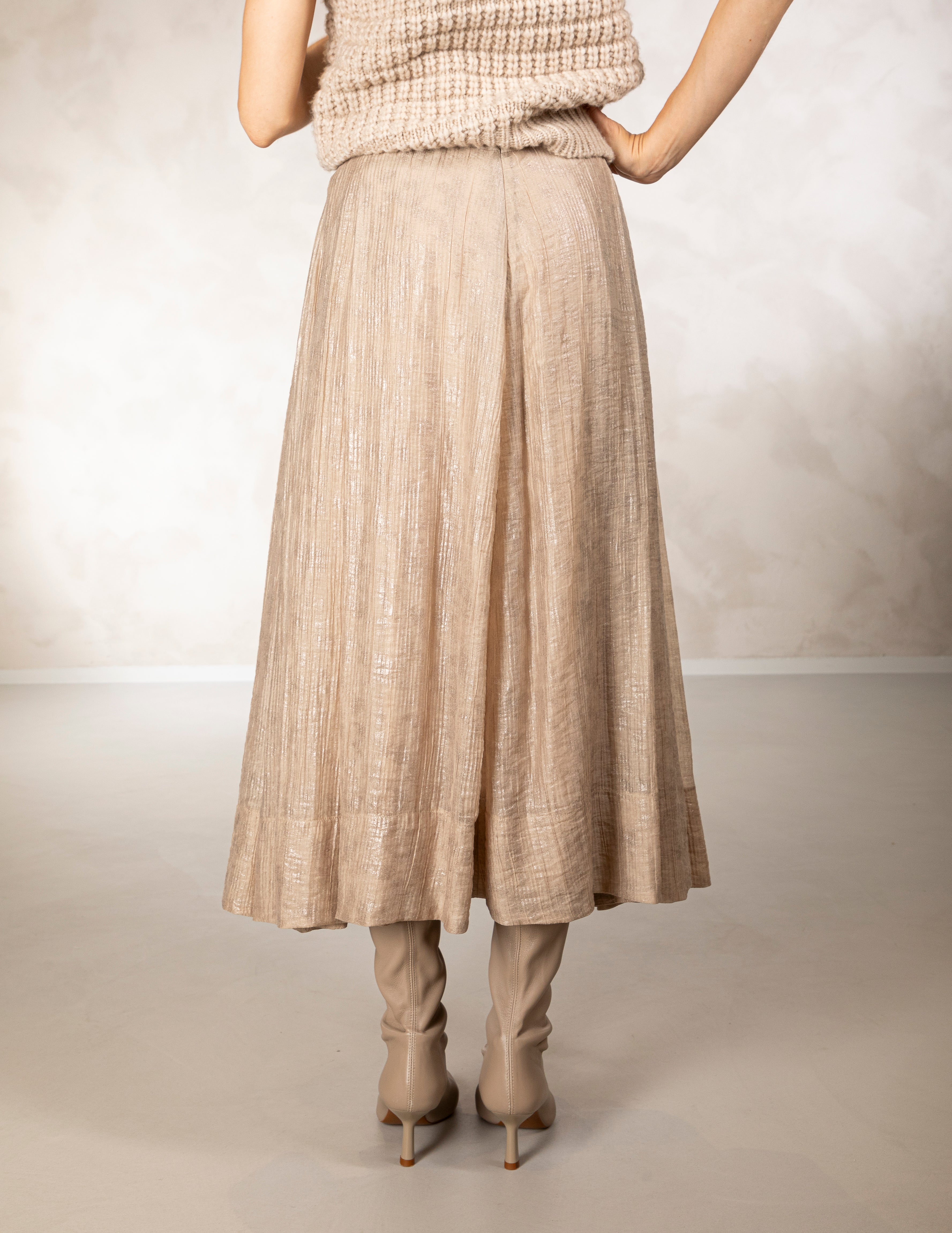 Jupe Beige Due Amanti (Saliba/Shine Sheer)