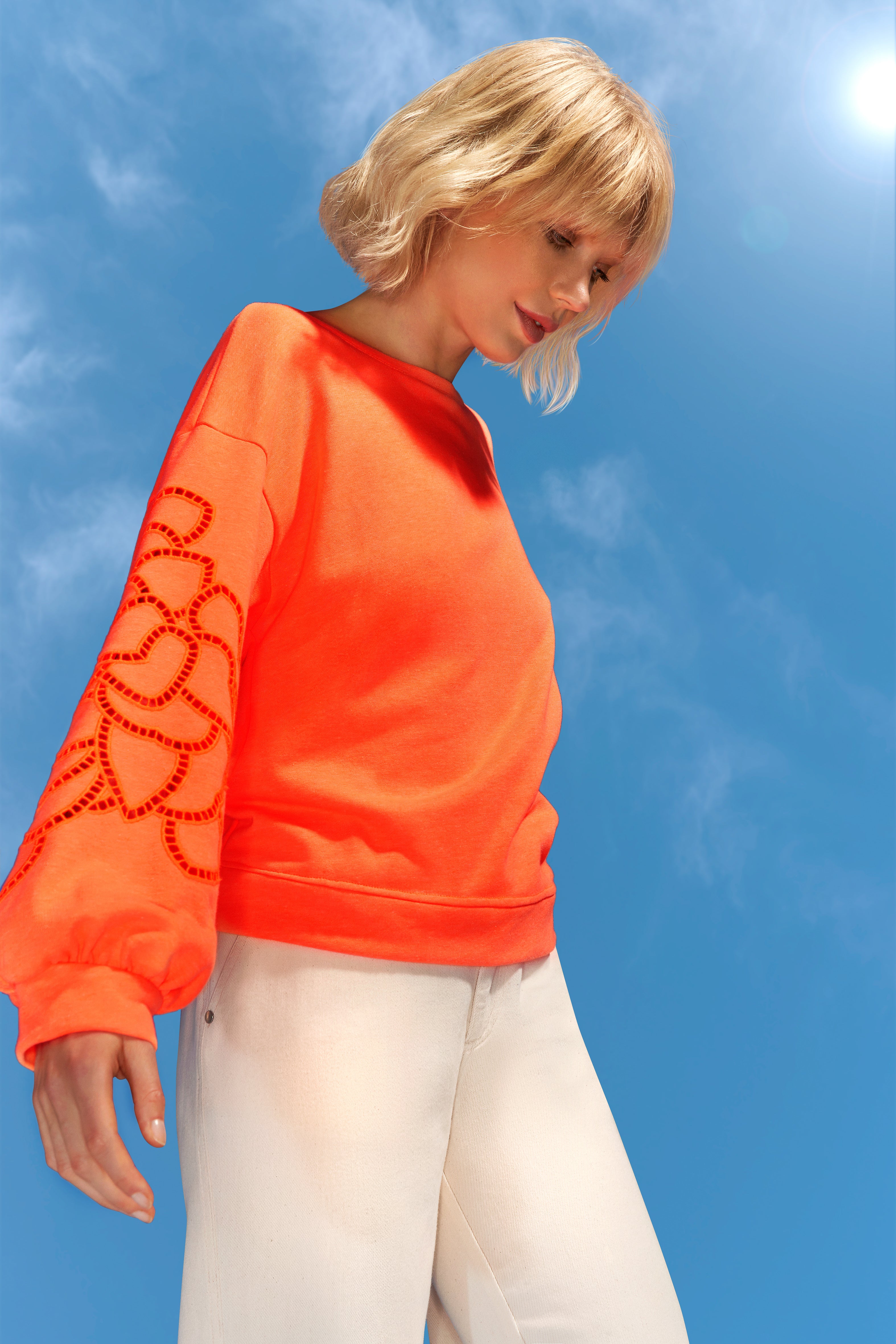 Sweater Oranje Senso ( 1390 Thizra Orange )