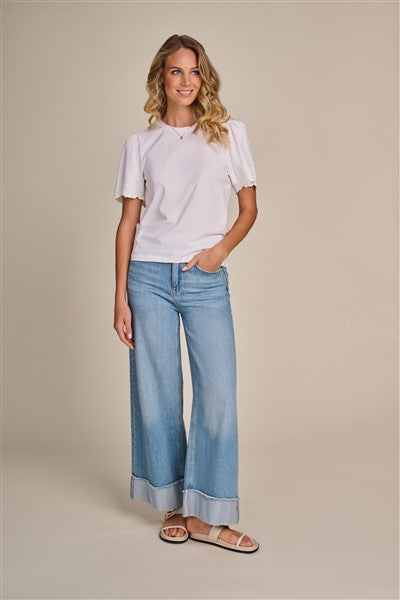 T-Shirt Wit Due Amanti ( Sonia/Offwhite )