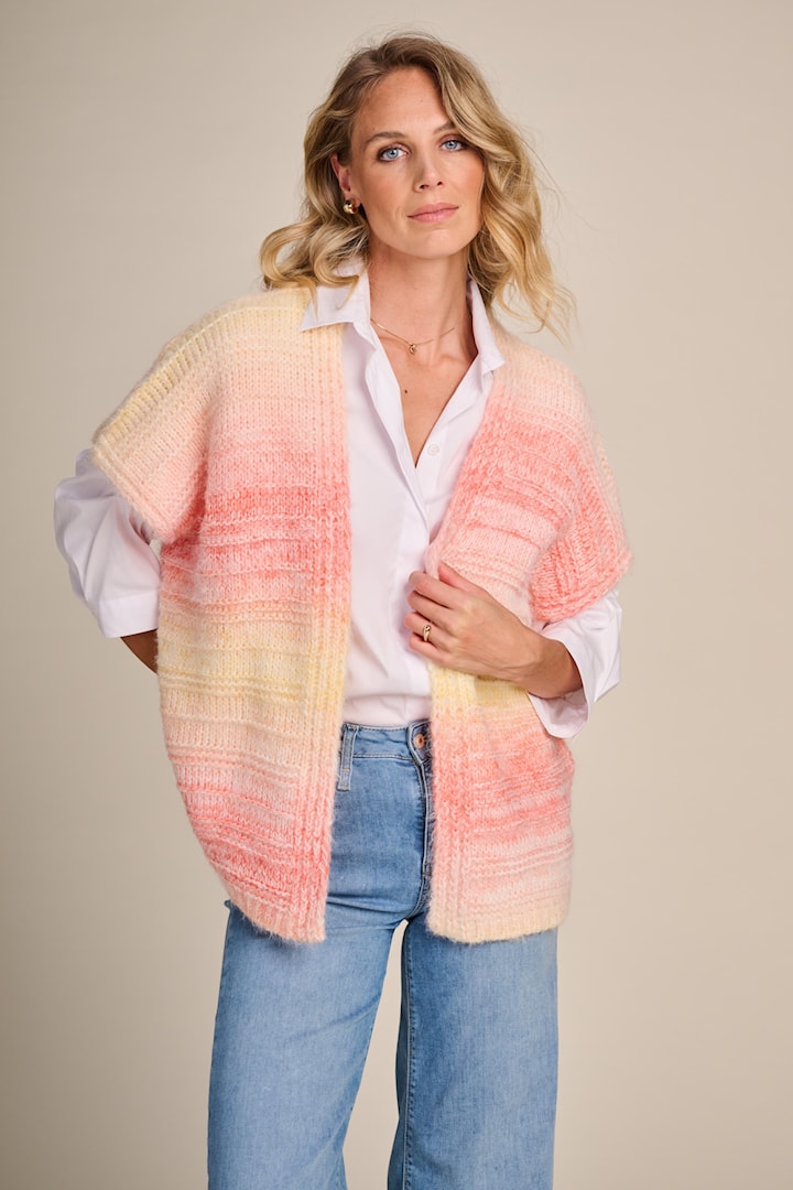 Giletpull Abrikoos Due Amanti ( Sunline/Sunset )