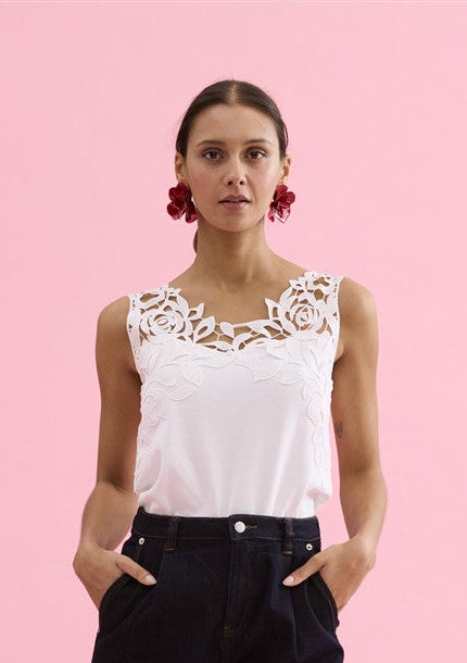 T-shirt blanc Leo & Ugo (Tea199/Blanc)