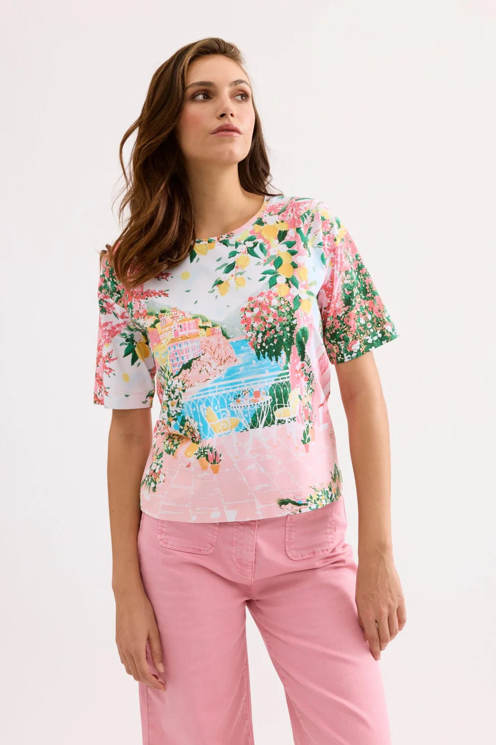 T-shirt rose Leo & Ugo (Ted048)