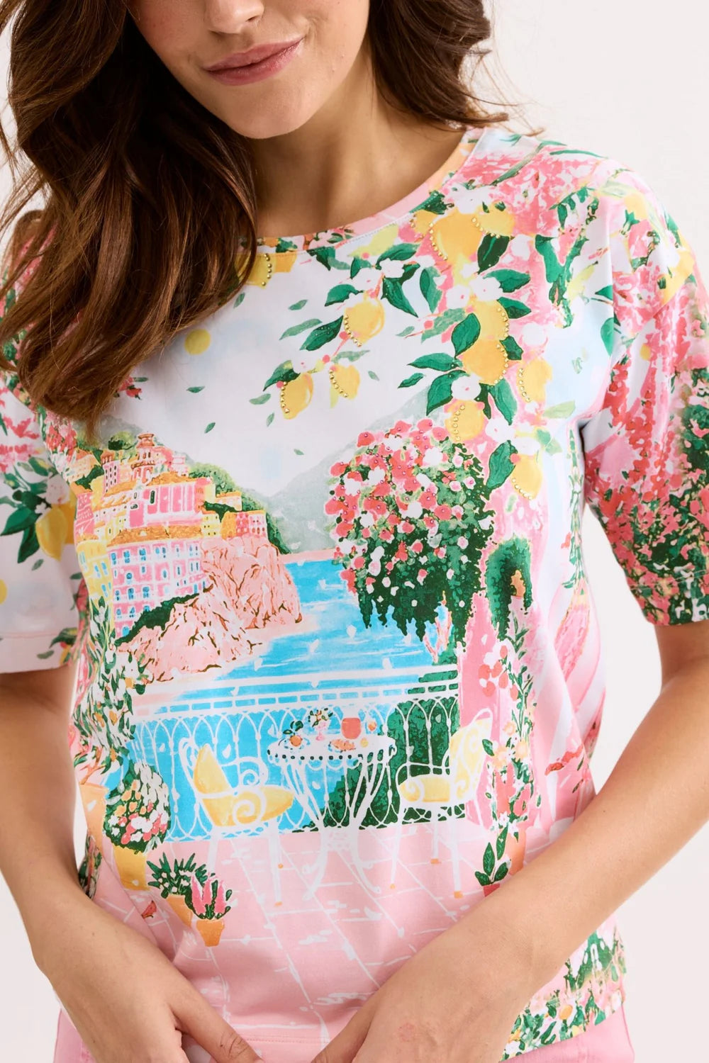 T-shirt rose Leo & Ugo (Ted048)