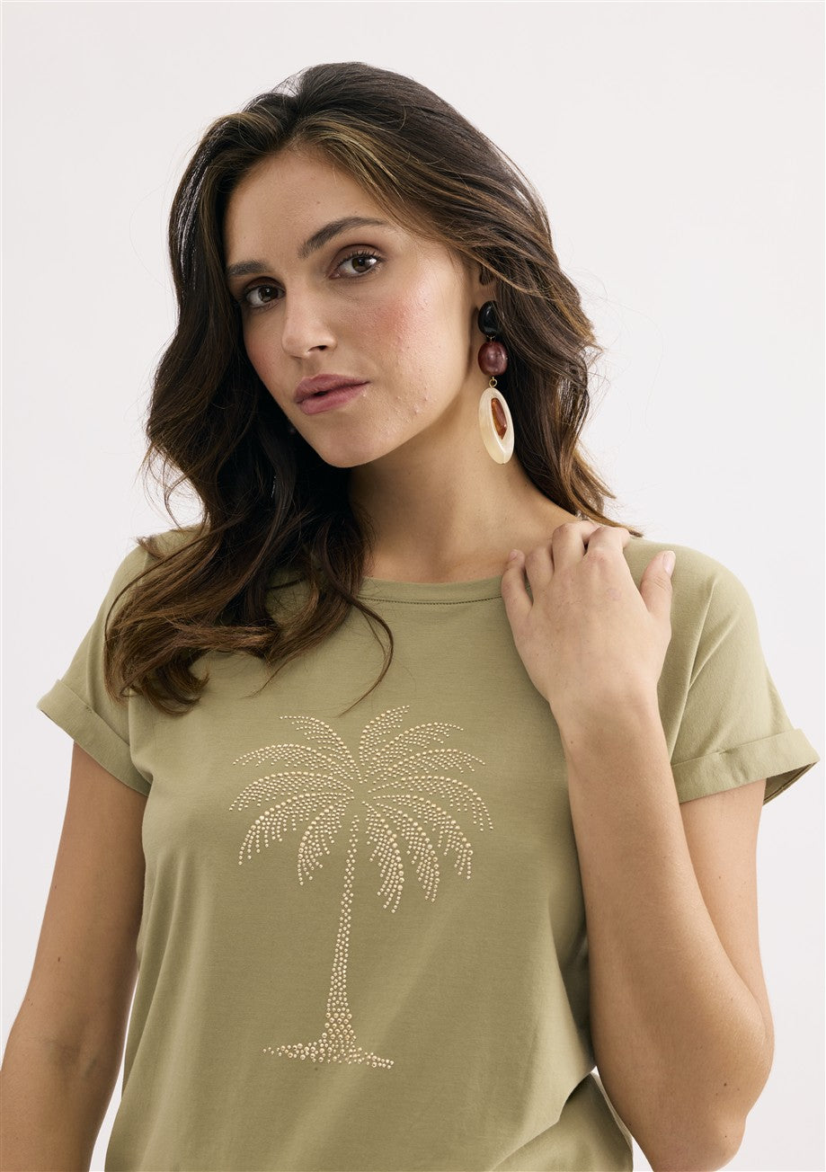 T-Shirt Kaki Léo & Ugo (Tej987/Kaki)