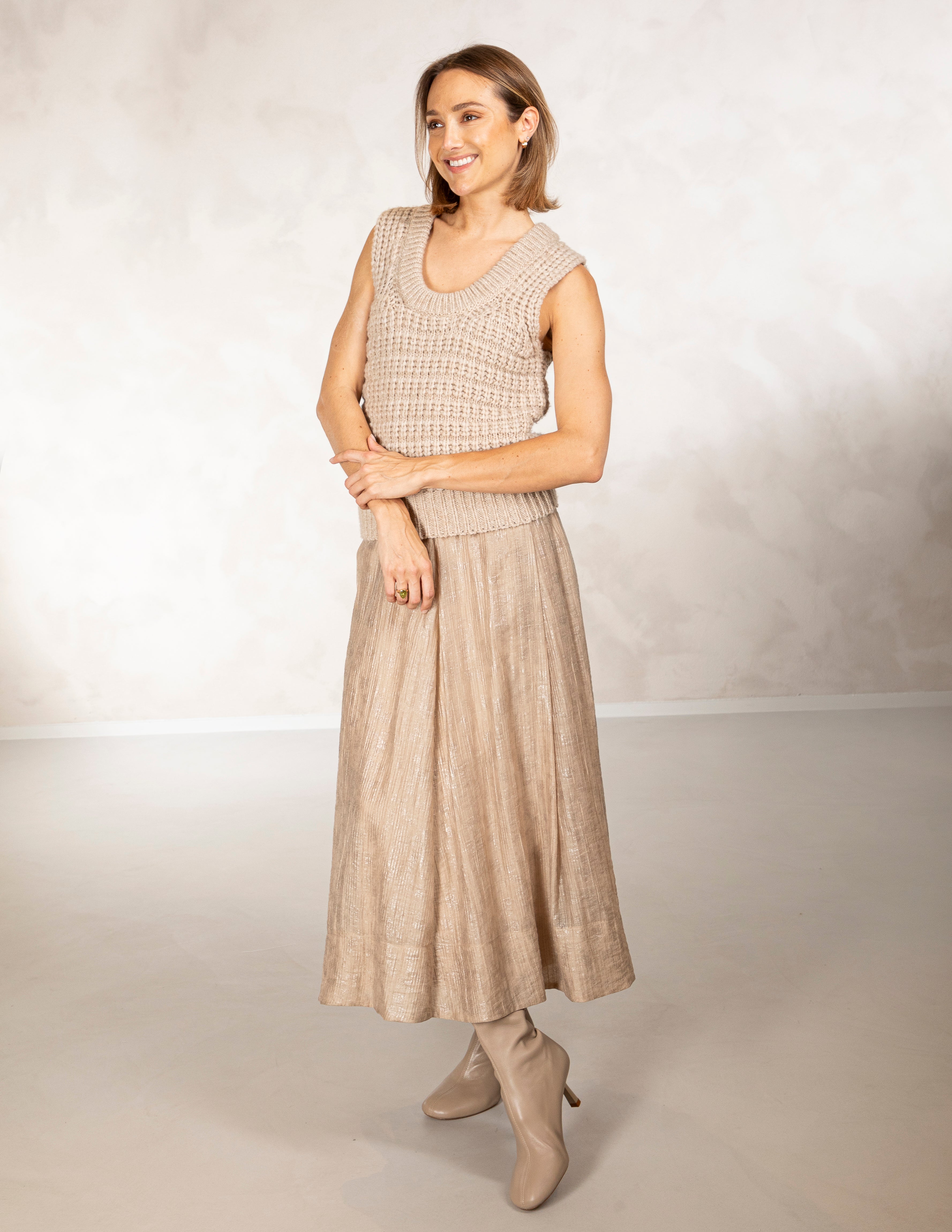 Pull Beige Due Amanti (Tango/Avoine)