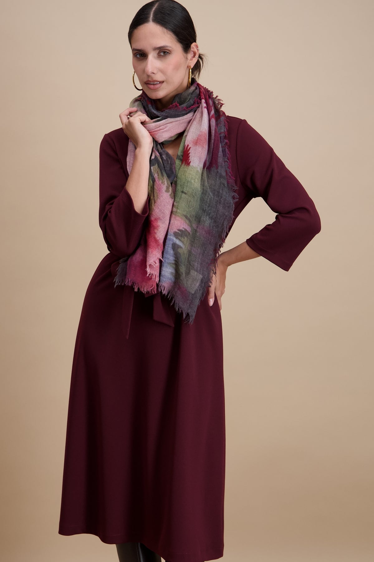 Kleedje Aubergine Signe Nature ( 890303/14 )