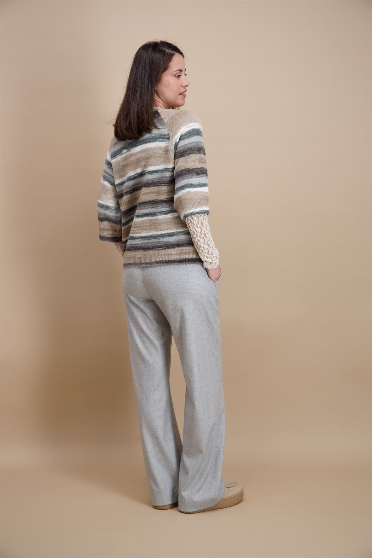 Pull Grijs Signe Nature ( 842249/7 )