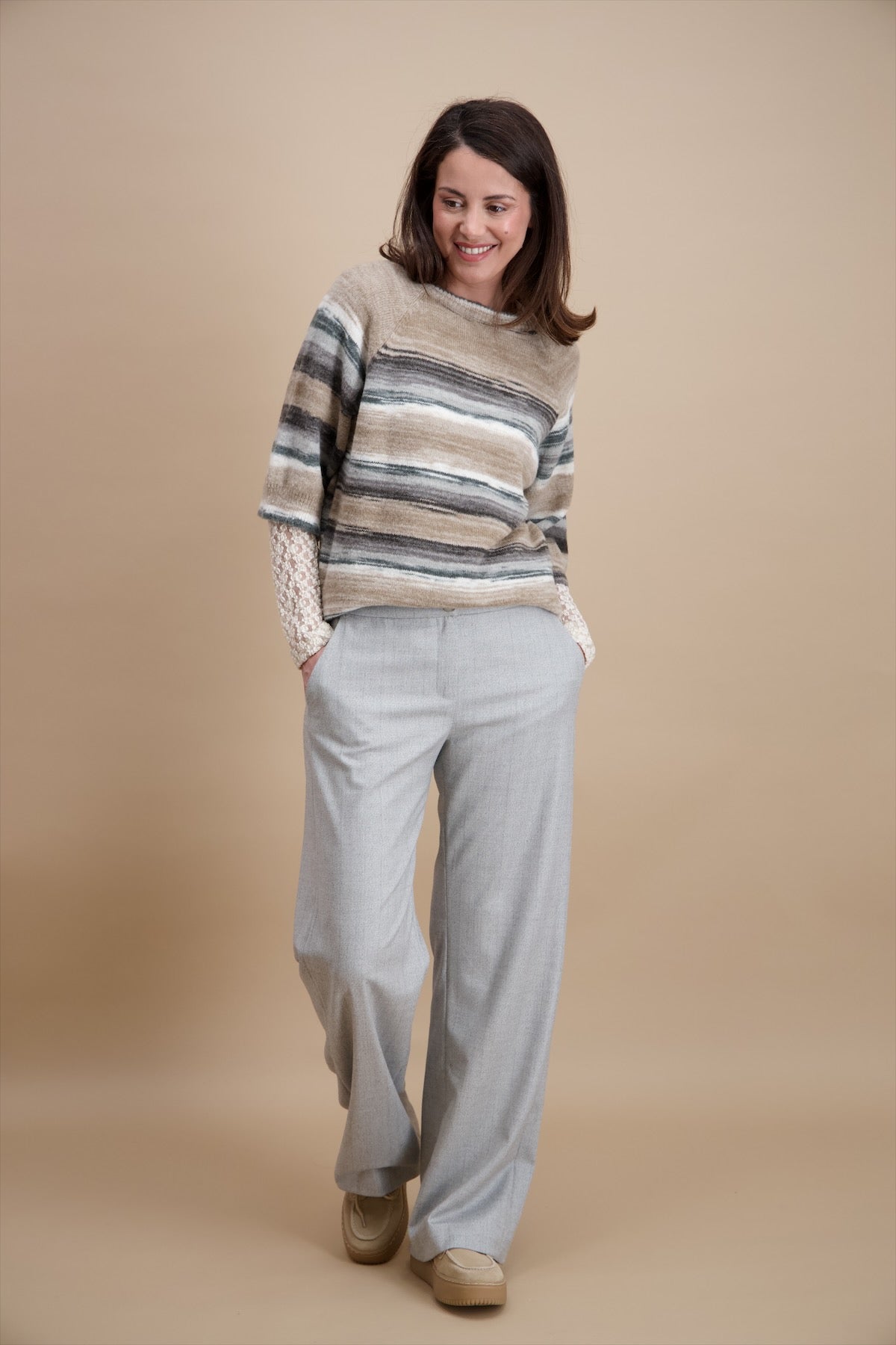 Pull gris Signe Nature (842249/7)