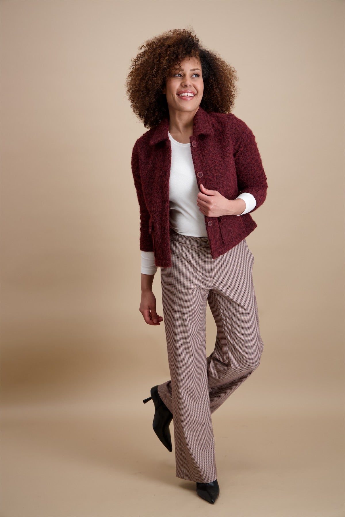 Pantalon Aubergine Signe Nature ( 944156/14 )