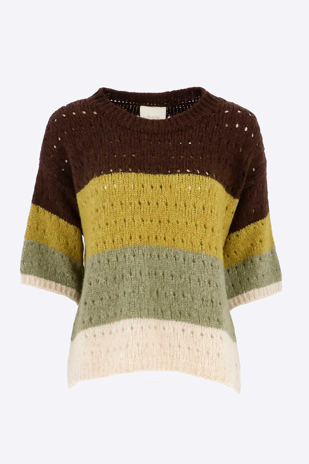 Pull marron Signe Nature (842217/15)