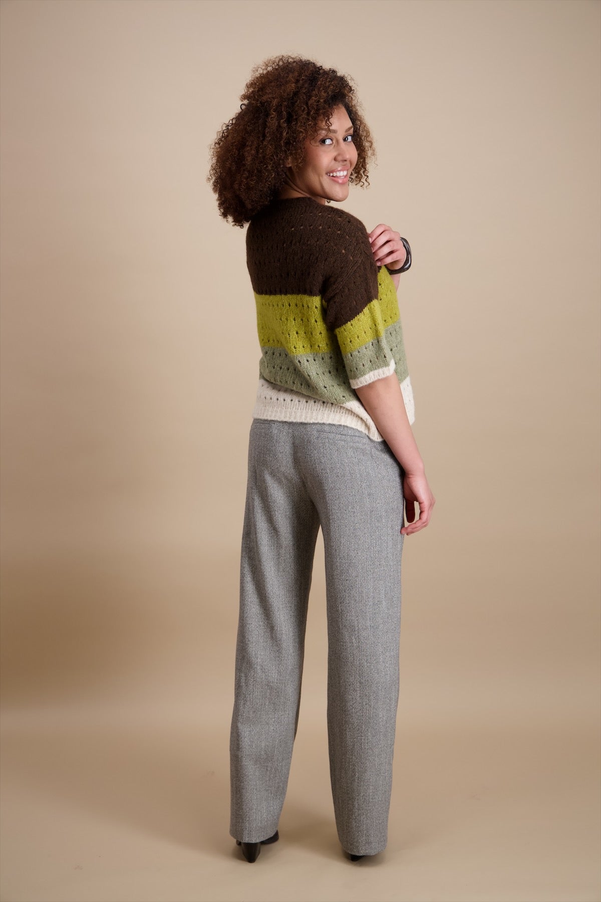 Pull marron Signe Nature (842217/15)
