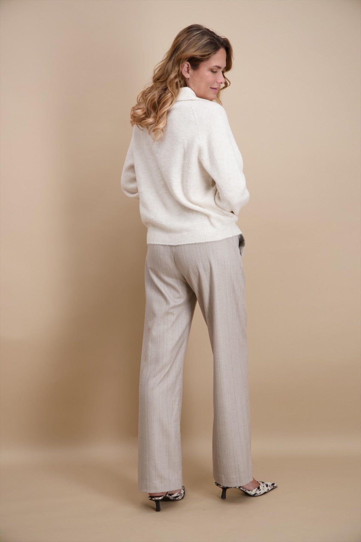 Pull Ecru Signe Nature ( 842206/1 )