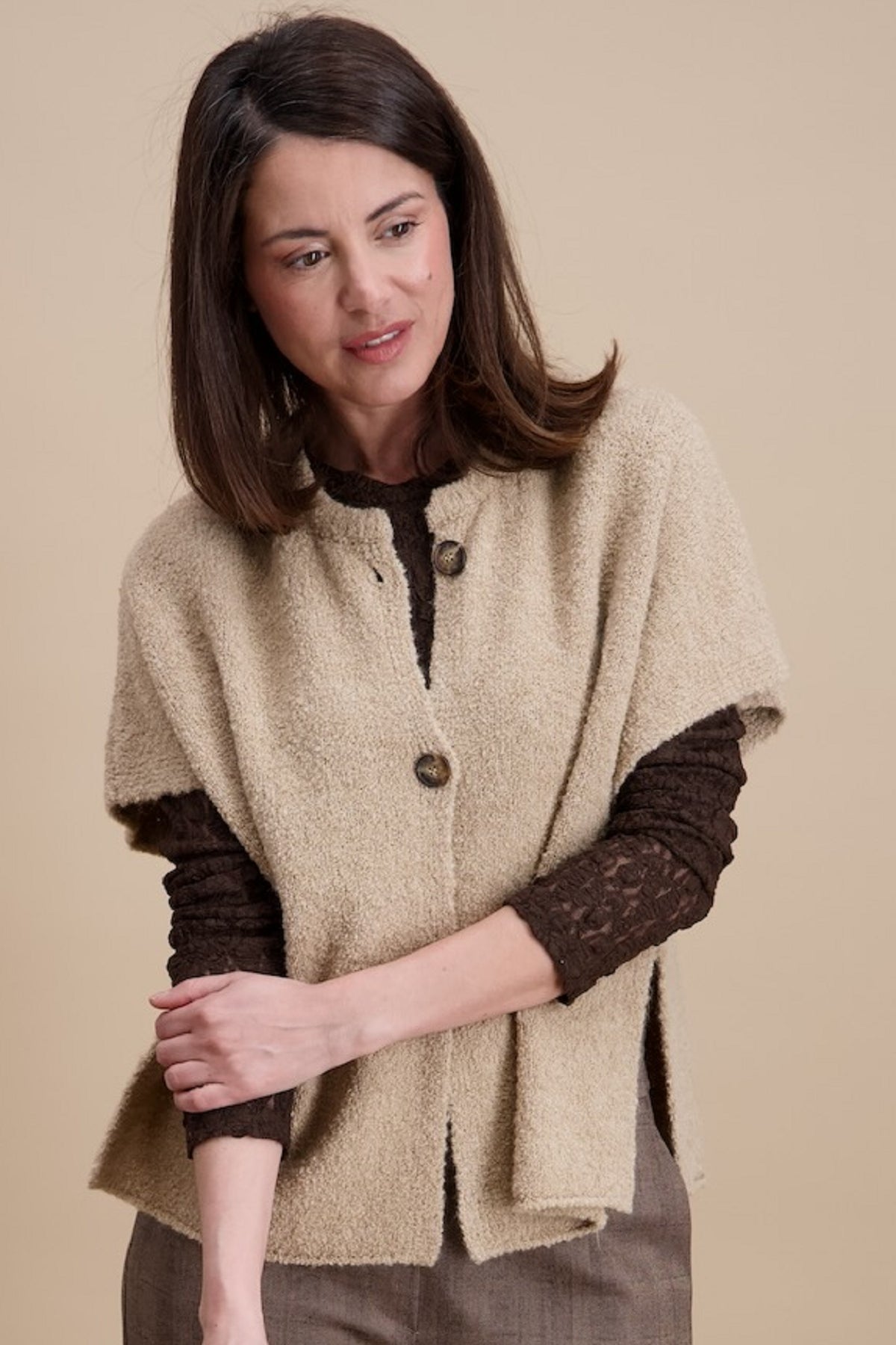 Gilet beige Signe Nature (843143/2)