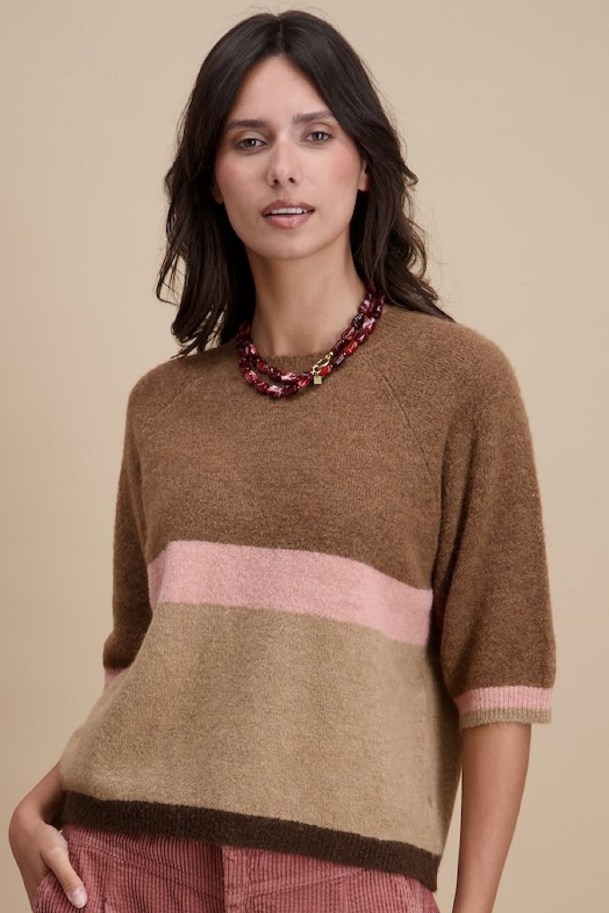 Pull Marron Signe Nature ( 842207/03 )