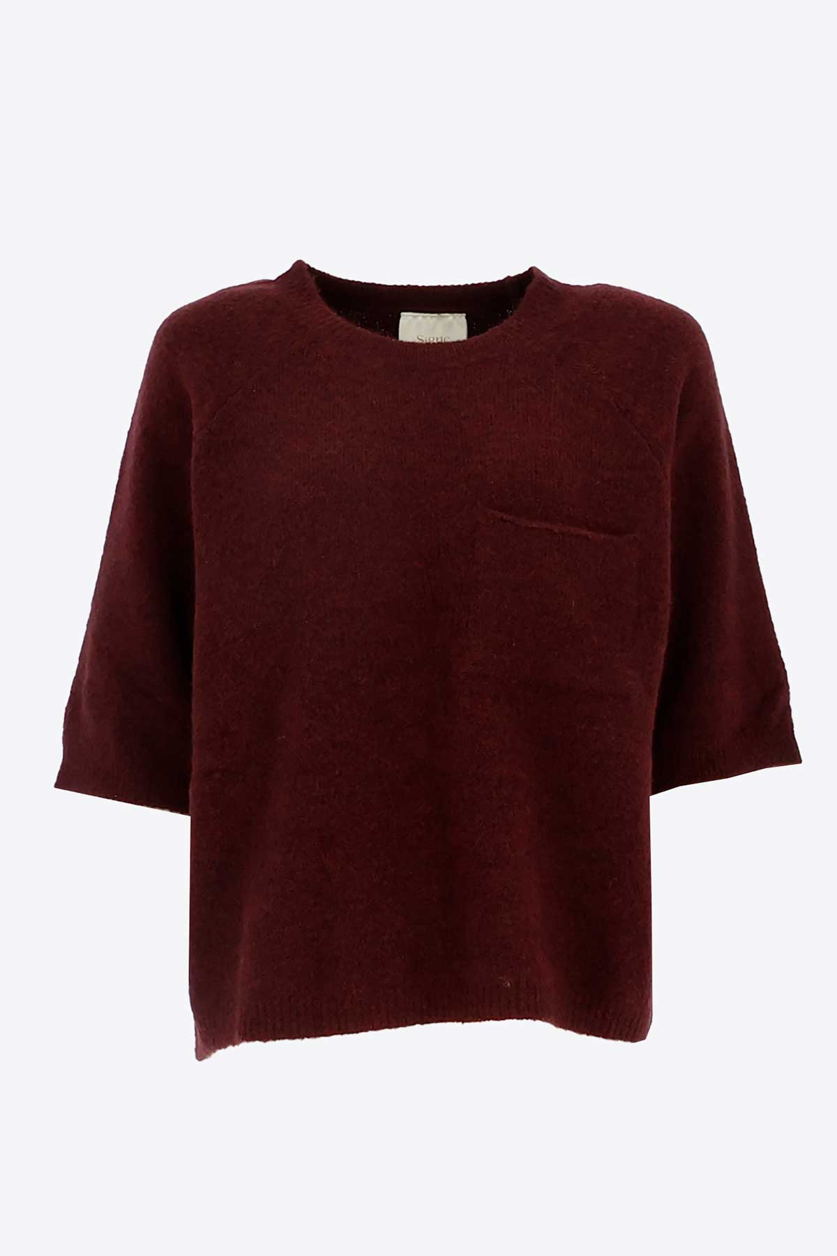 Pull Aubergine Signe Nature ( 842202/09 )