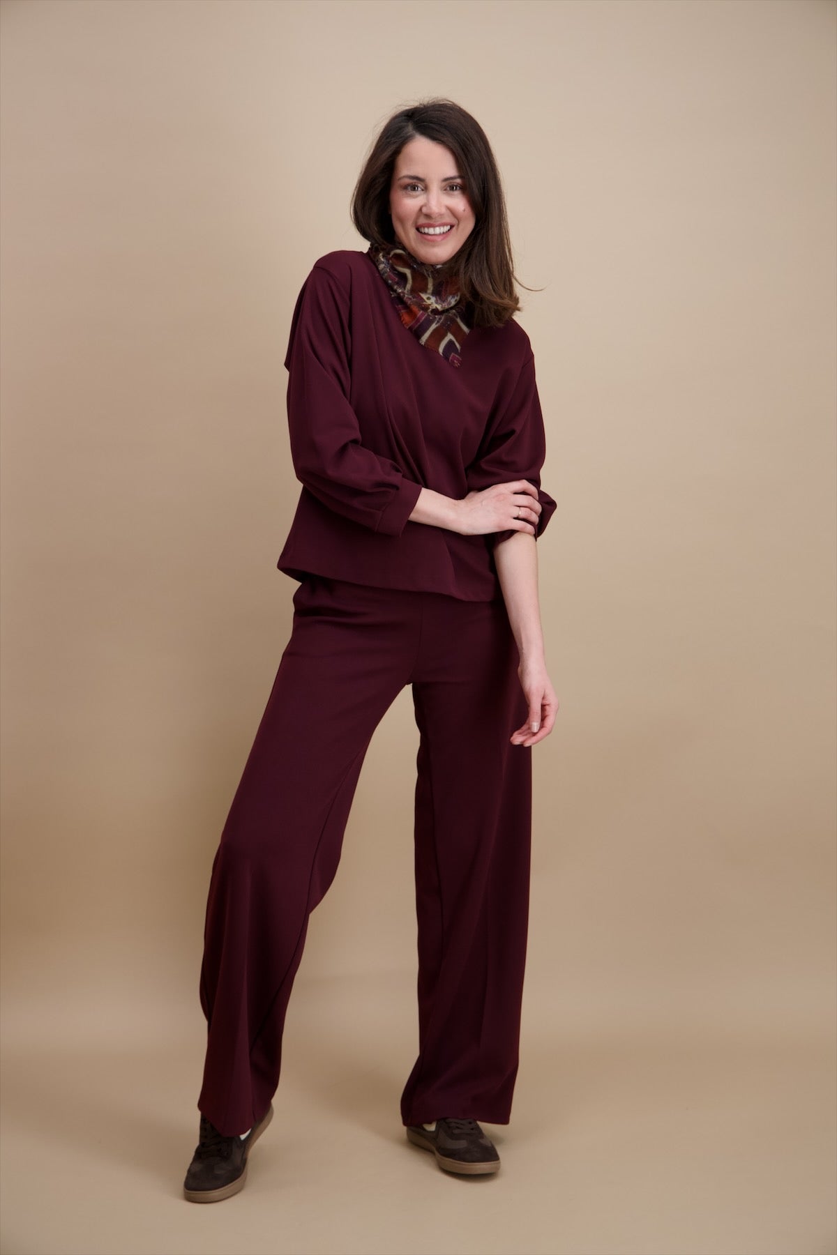 Pantalon Aubergine Signe Nature ( 944147/14 )