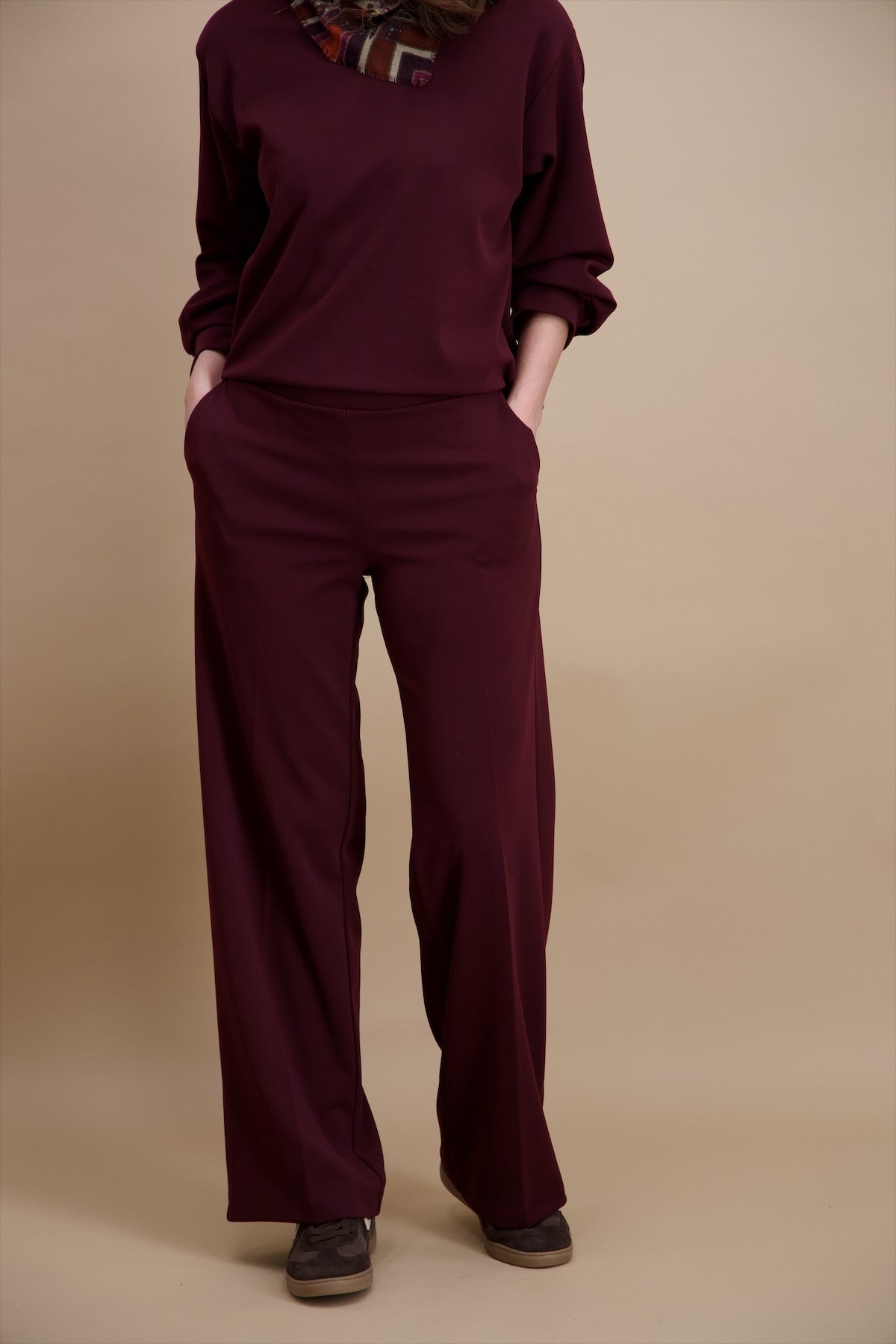Broek Aubergine Signe Nature ( 944147/14 )