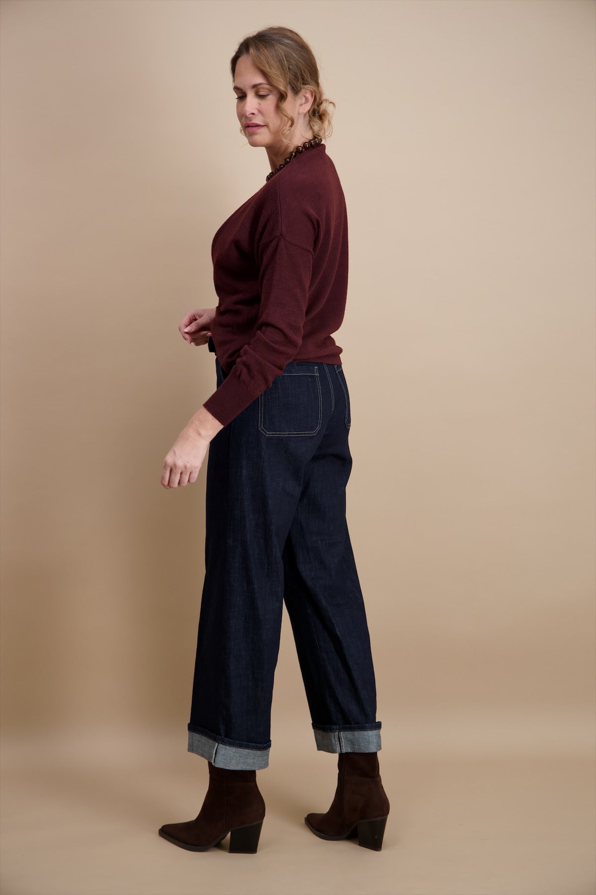 Pull Bordeaux Signe Nature ( 842231/09 )
