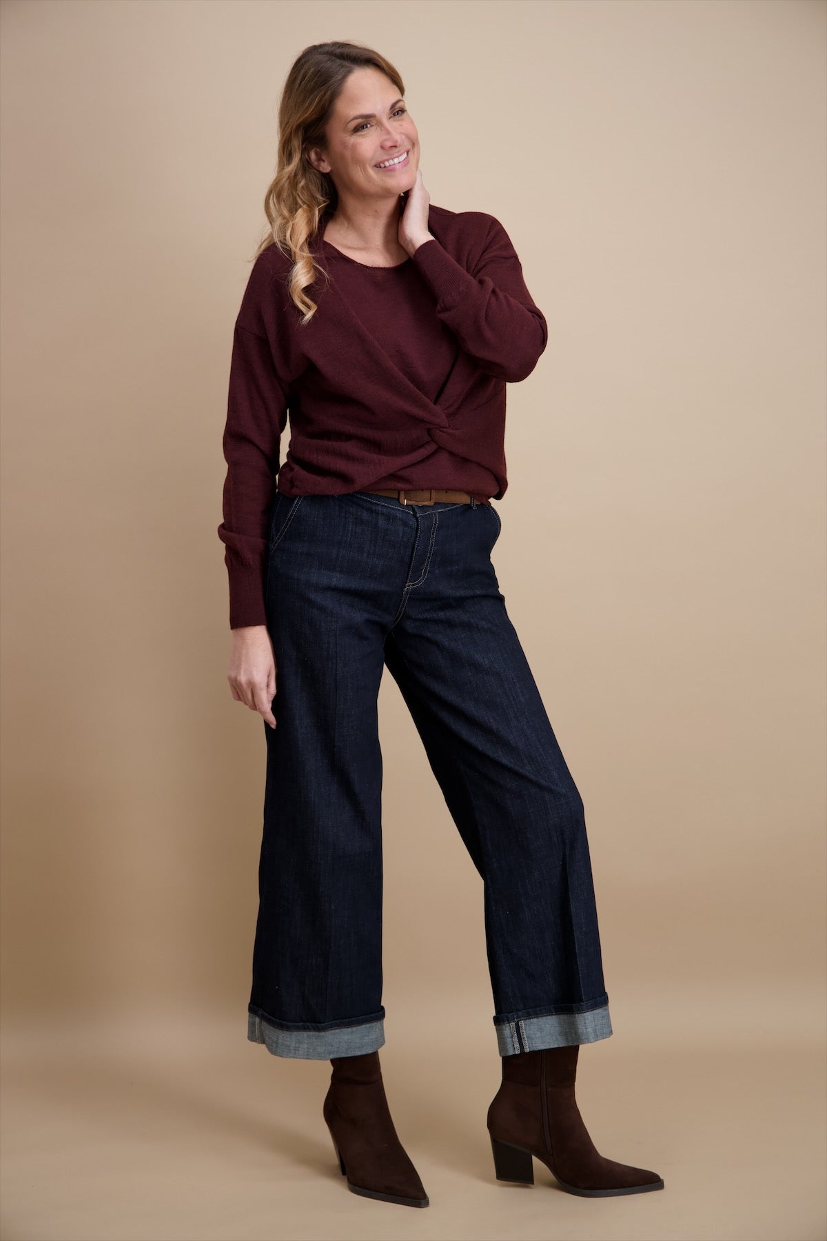 Pull Bordeaux Signe Nature ( 842231/09 )