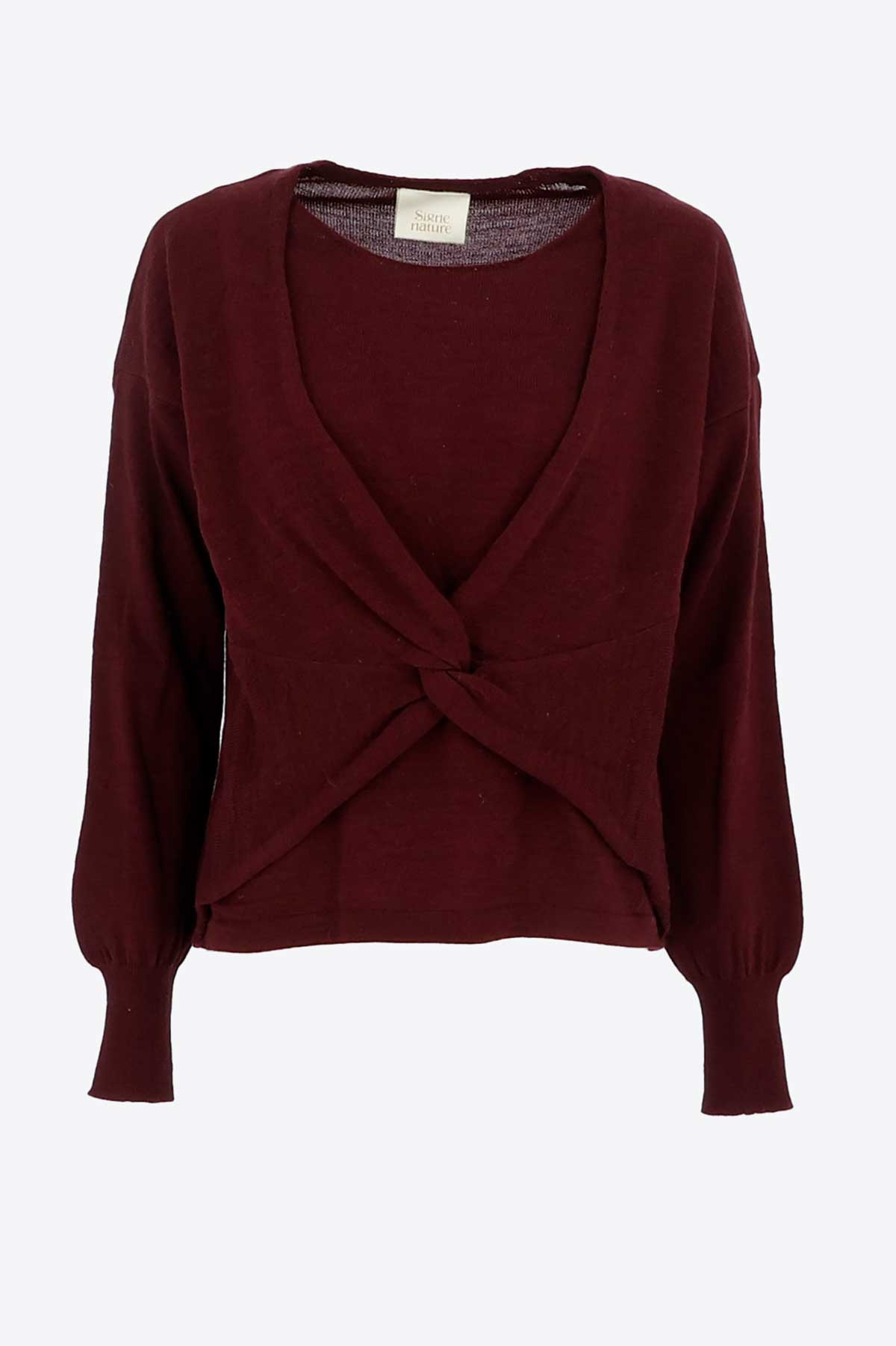Pull Bordeaux Signe Nature ( 842231/09 )