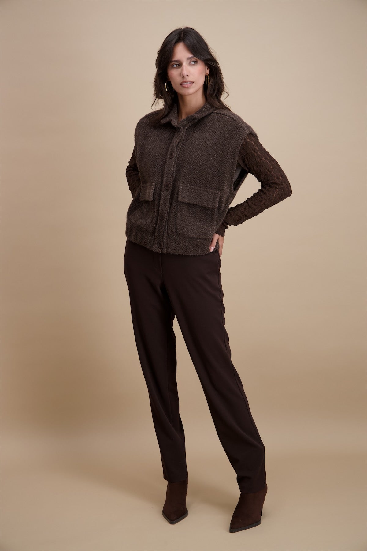 Pantalon Marron Signe Nature ( 944168/03 )