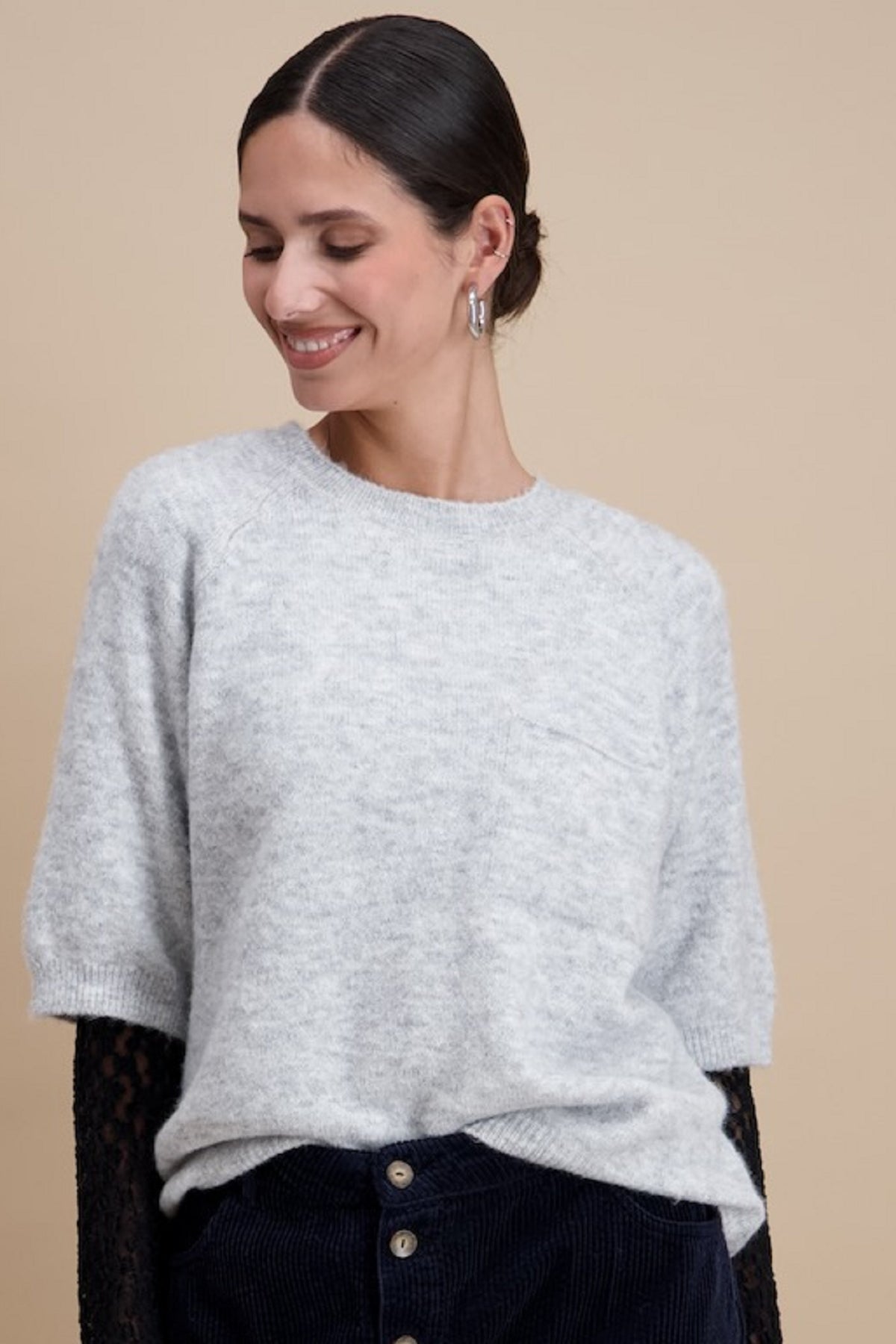 Pull Gris Signe Nature ( 842202/7 )