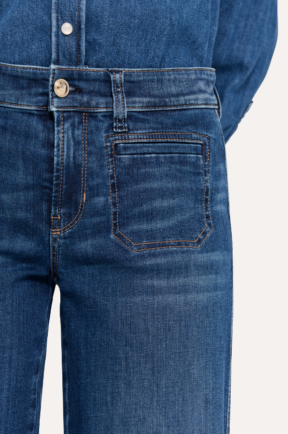 Pantalon Cambio bleu pâle (Tess Wide Leg/5035)