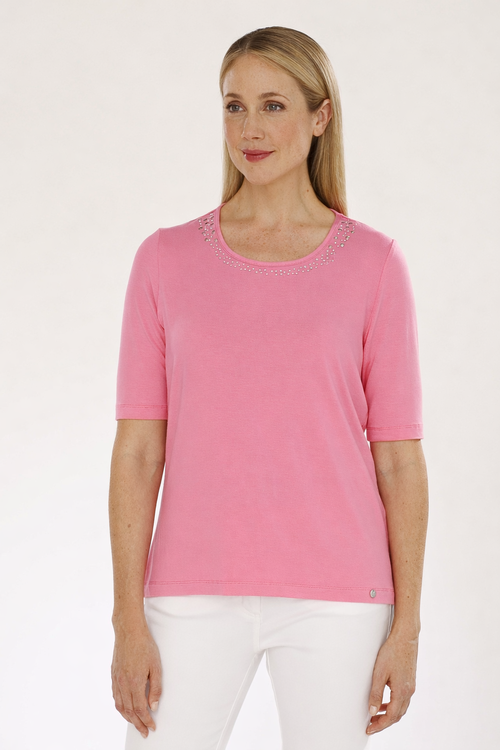 T-Shirt Roze Gollehaug ( 23203/432 )