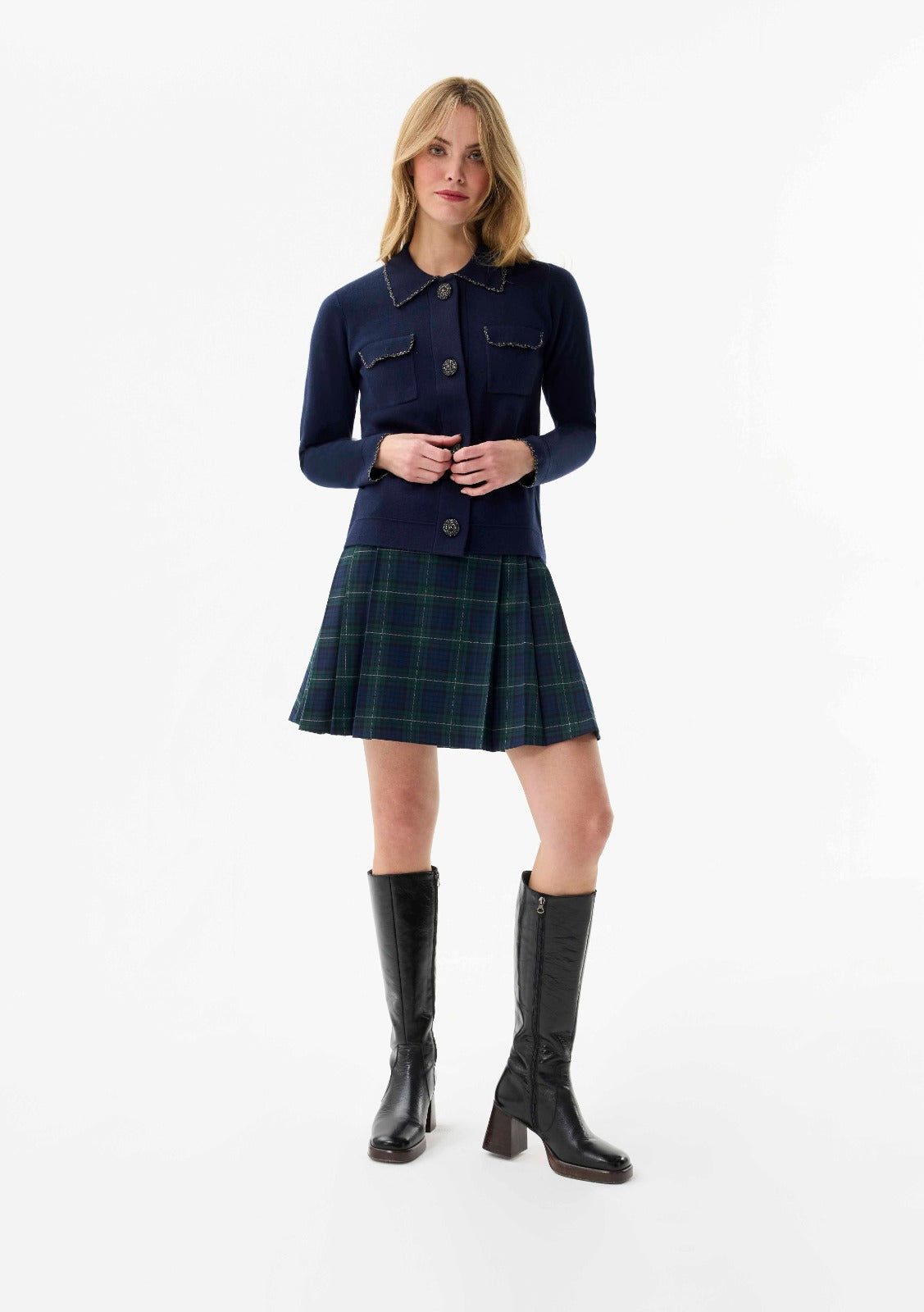 Giletpull Blauw Leo & Ugo ( Aw187/Navy/Blue )