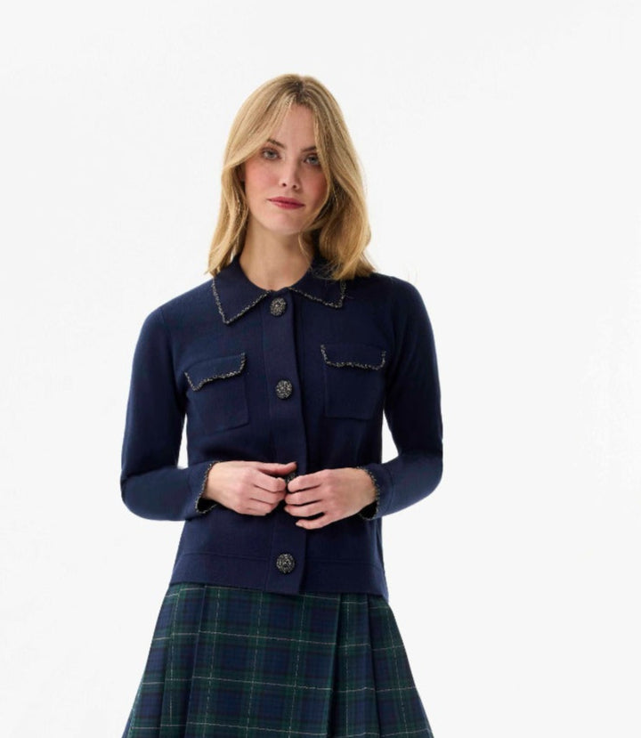 Giletpull Blauw Leo & Ugo ( Aw187/Navy/Blue )