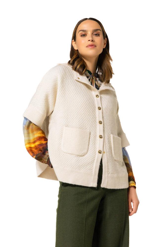Poncho Ecru Caroline Biss ( 4291/93 )