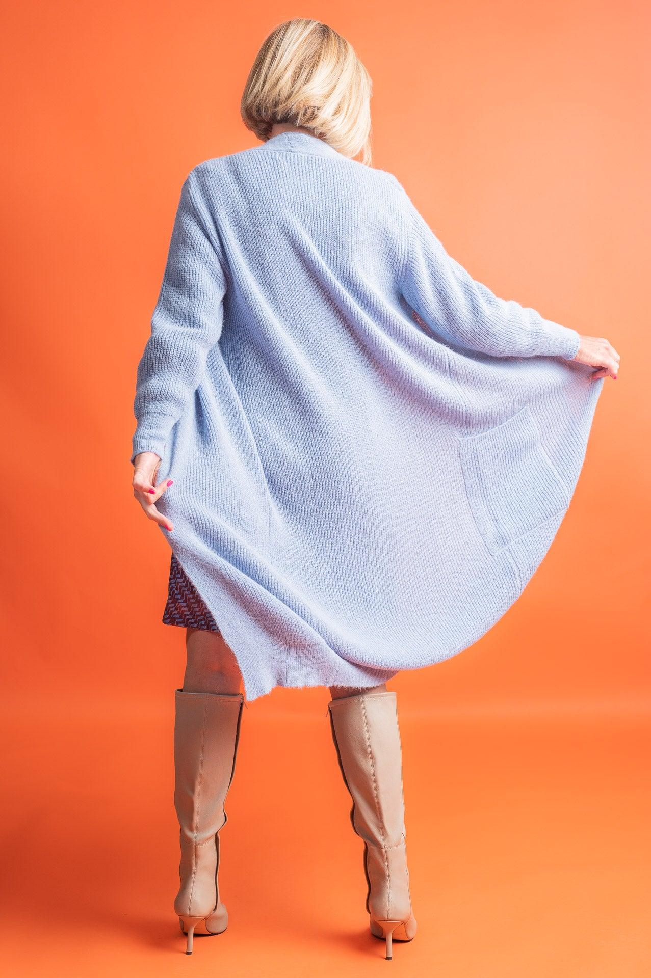 Giletpull Bleekblauw Accent Fashion ( Oneindig/Soft Blue ) - Delaere Womenswear
