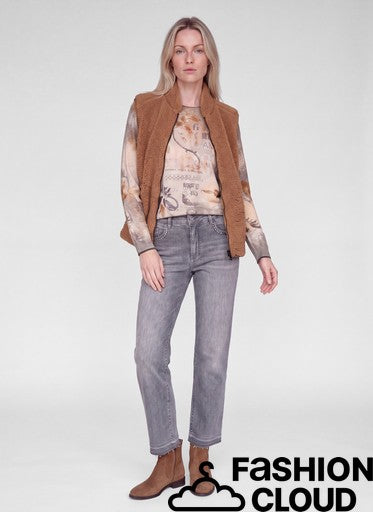 Giletvest Cognac Rabe ( 121871/7685 )