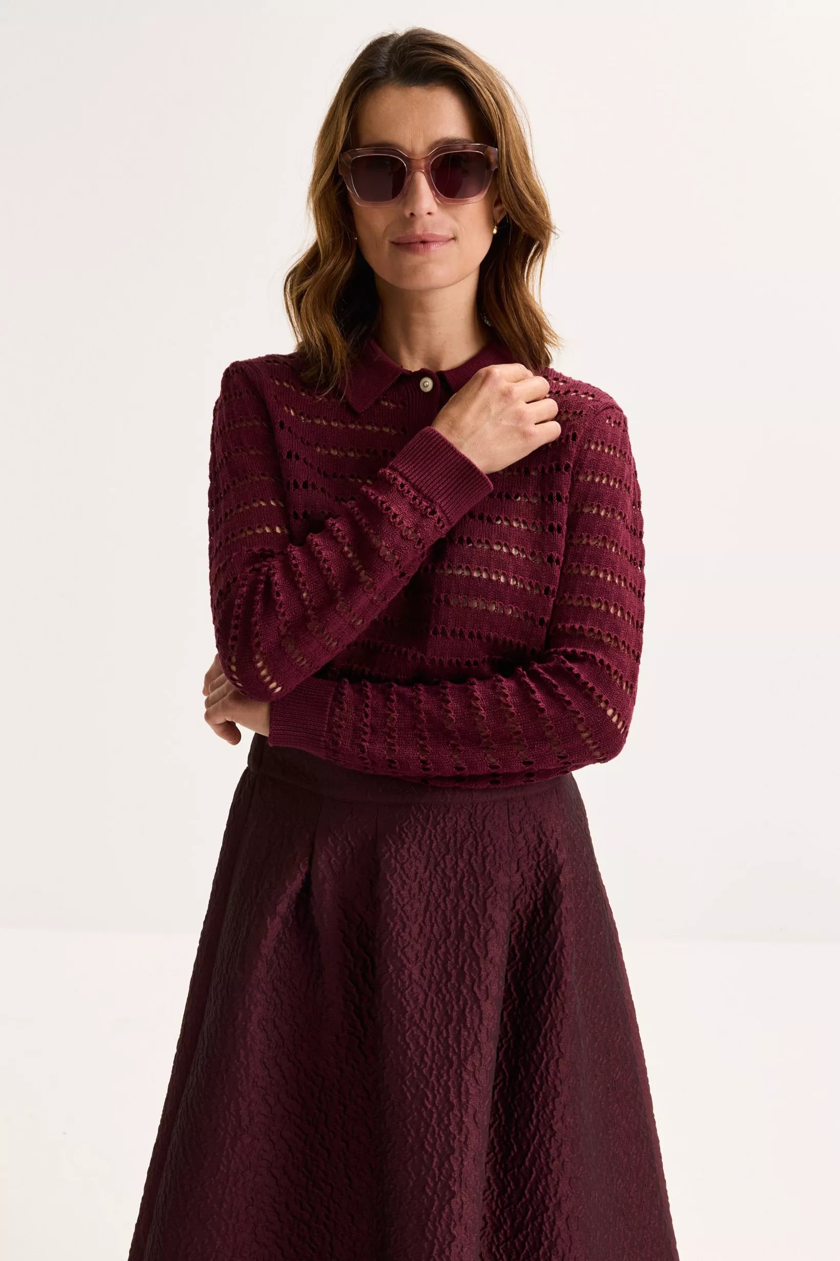 Pull Bordeaux Mayerline ( Ally 4692/593 )