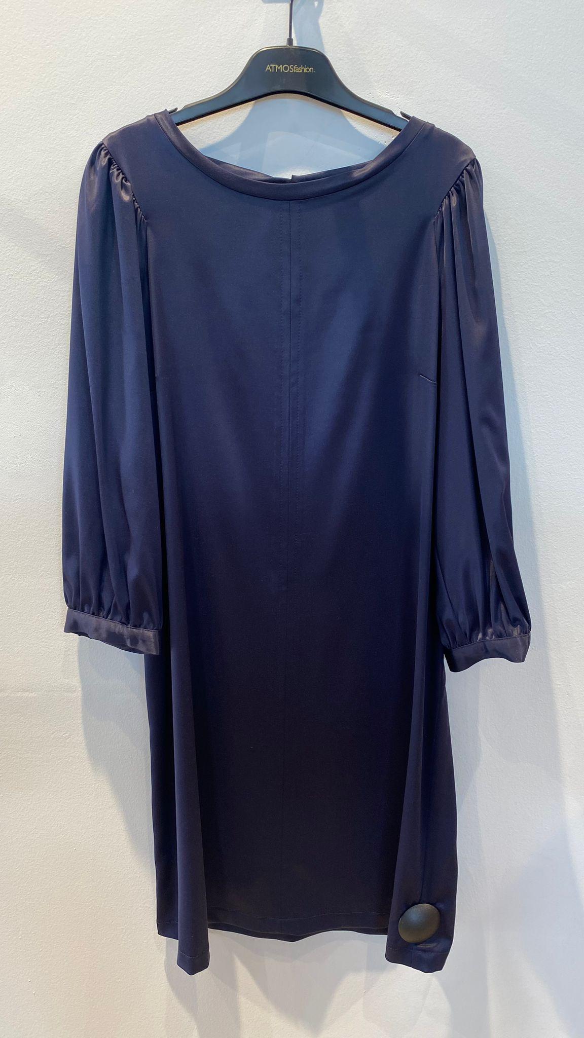 Kleedje Marine Atmos Fashion ( 9279 Betha Navy ) - Delaere Womenswear