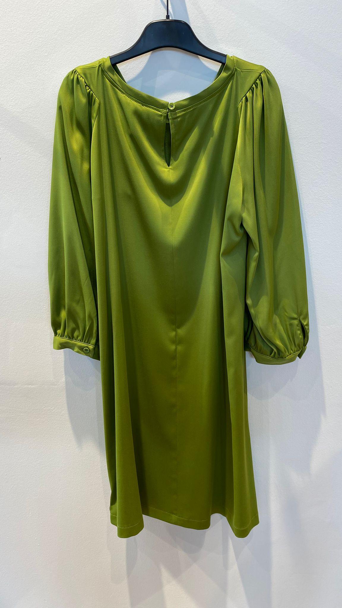 Kleedje Groen Atmos Fashion ( 9279 Betha Moss ) - Delaere Womenswear