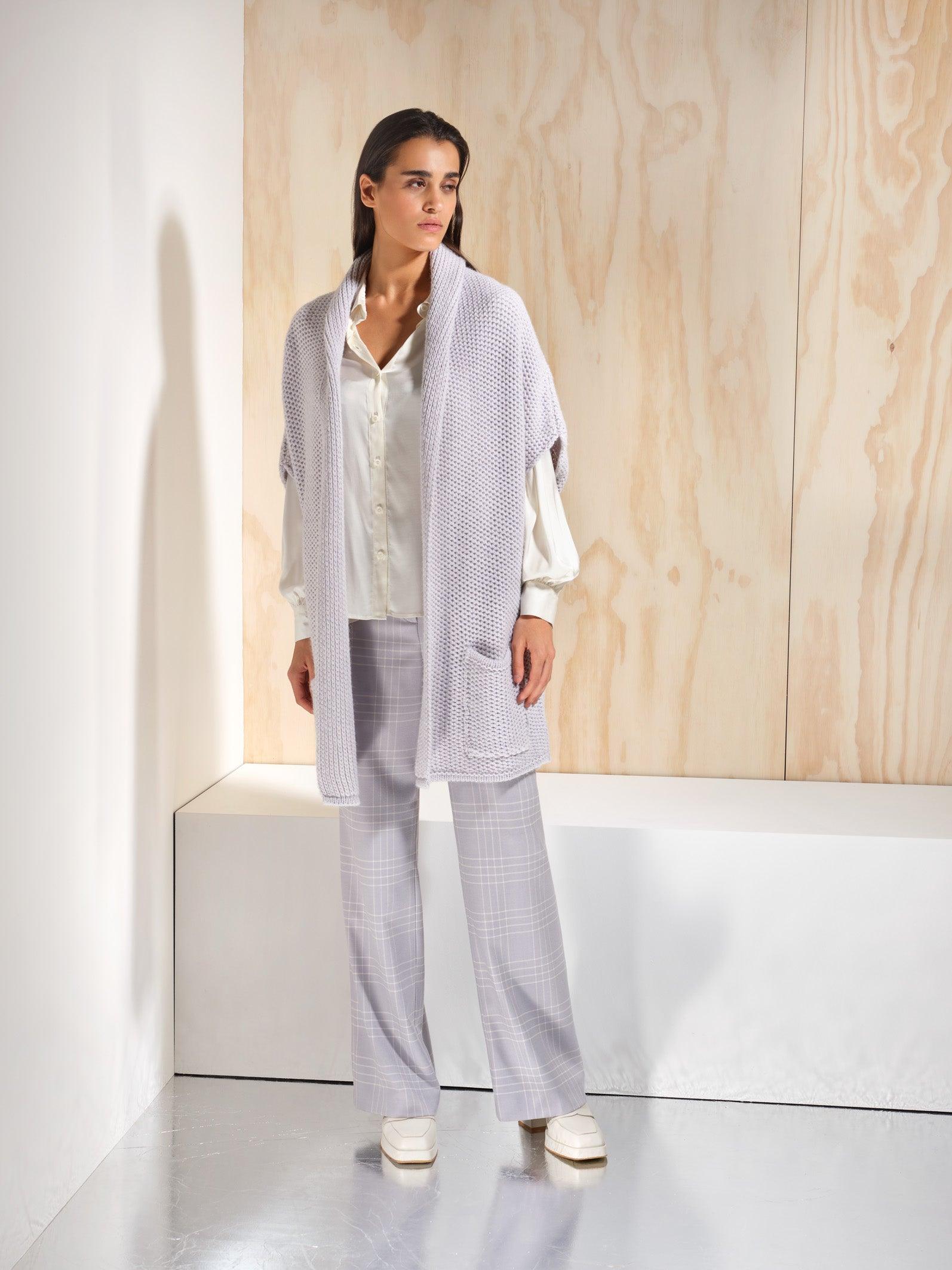 Broek Grijs Atmos Fashion ( 8695 Wouke Grey ) - Delaere Womenswear