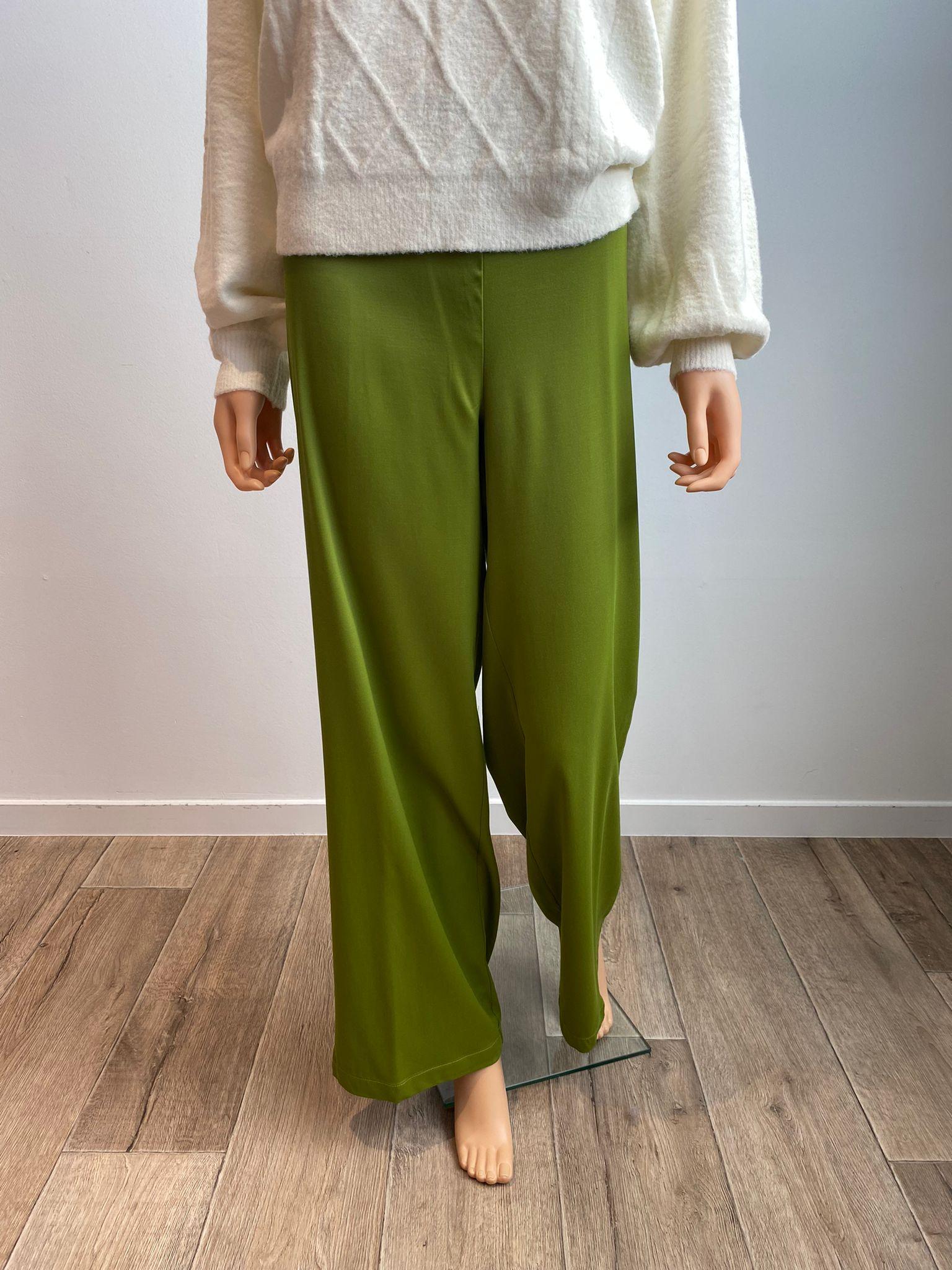 Broek Groen Atmos Fashion ( 8620 Betha Moss ) - Delaere Womenswear