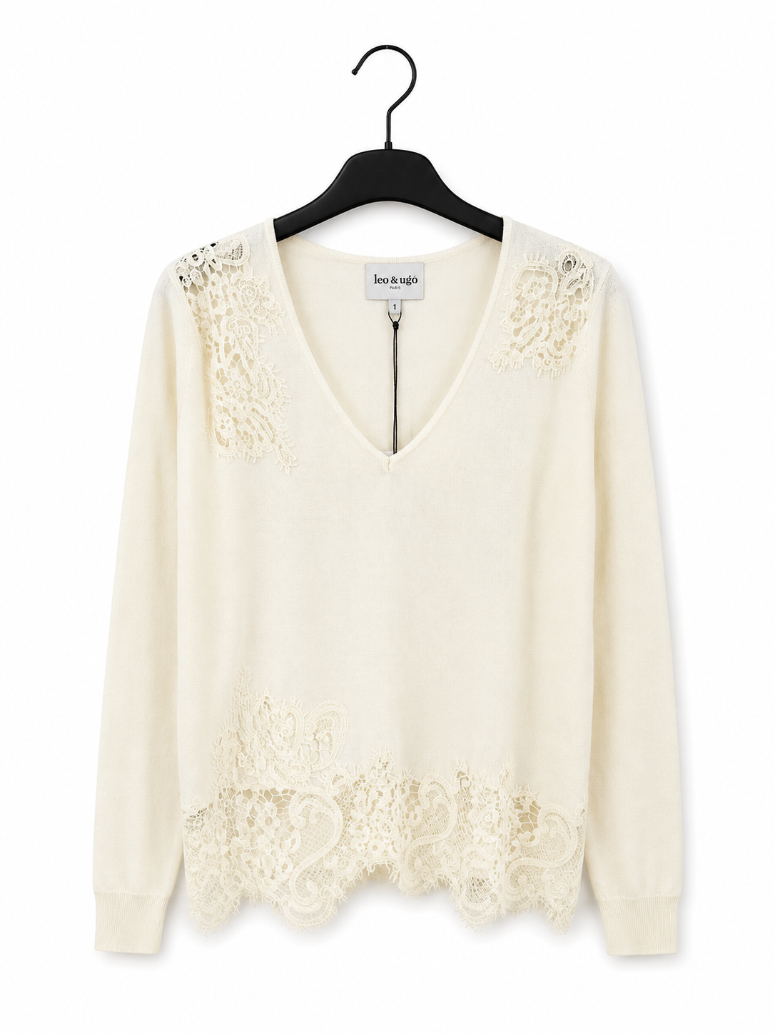 Pull Écru Leo & Ugo ( Bh721/Offwhite )