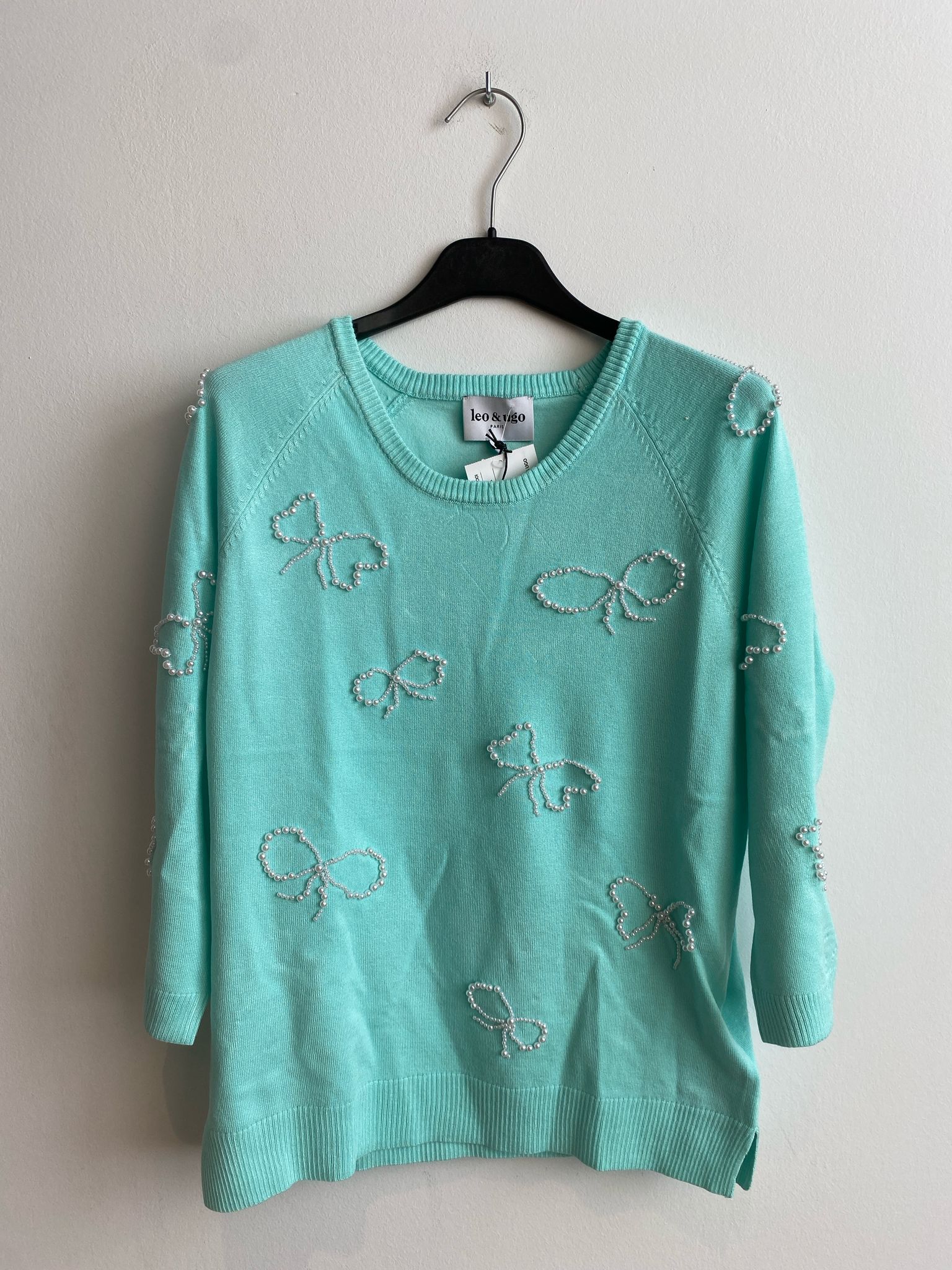 Pull Turqoois Leo & Ugo ( Je714/Aqua )