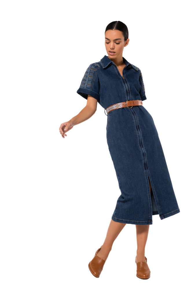 Kleedje Blauw Caroline Biss ( 1196/23 )