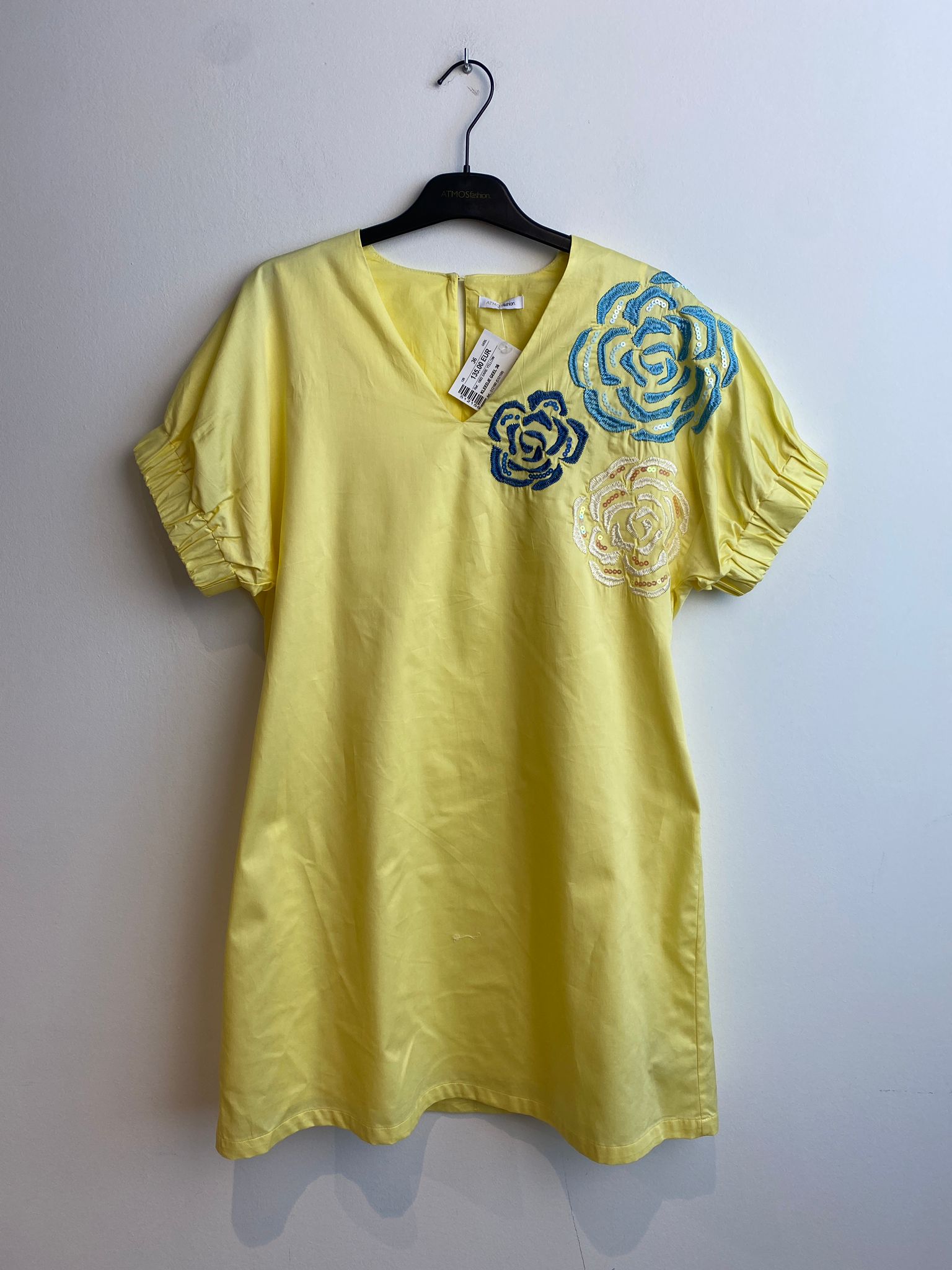 Kleedje Geel Atmos Fashion ( 1802 Sare Yellow )