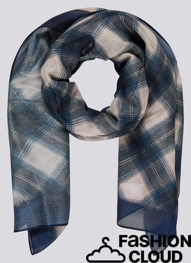 Sjaal  Blauw Rabe ( 113940/7639 )